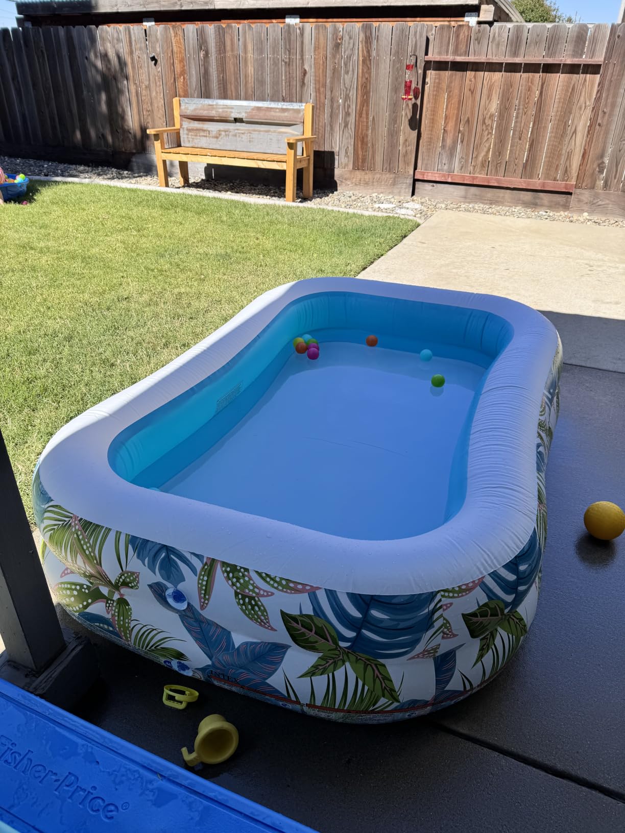 INTEX Rectangular Family Lounge Inflatable Swimming Pool for Kids & Adults customer photo 1