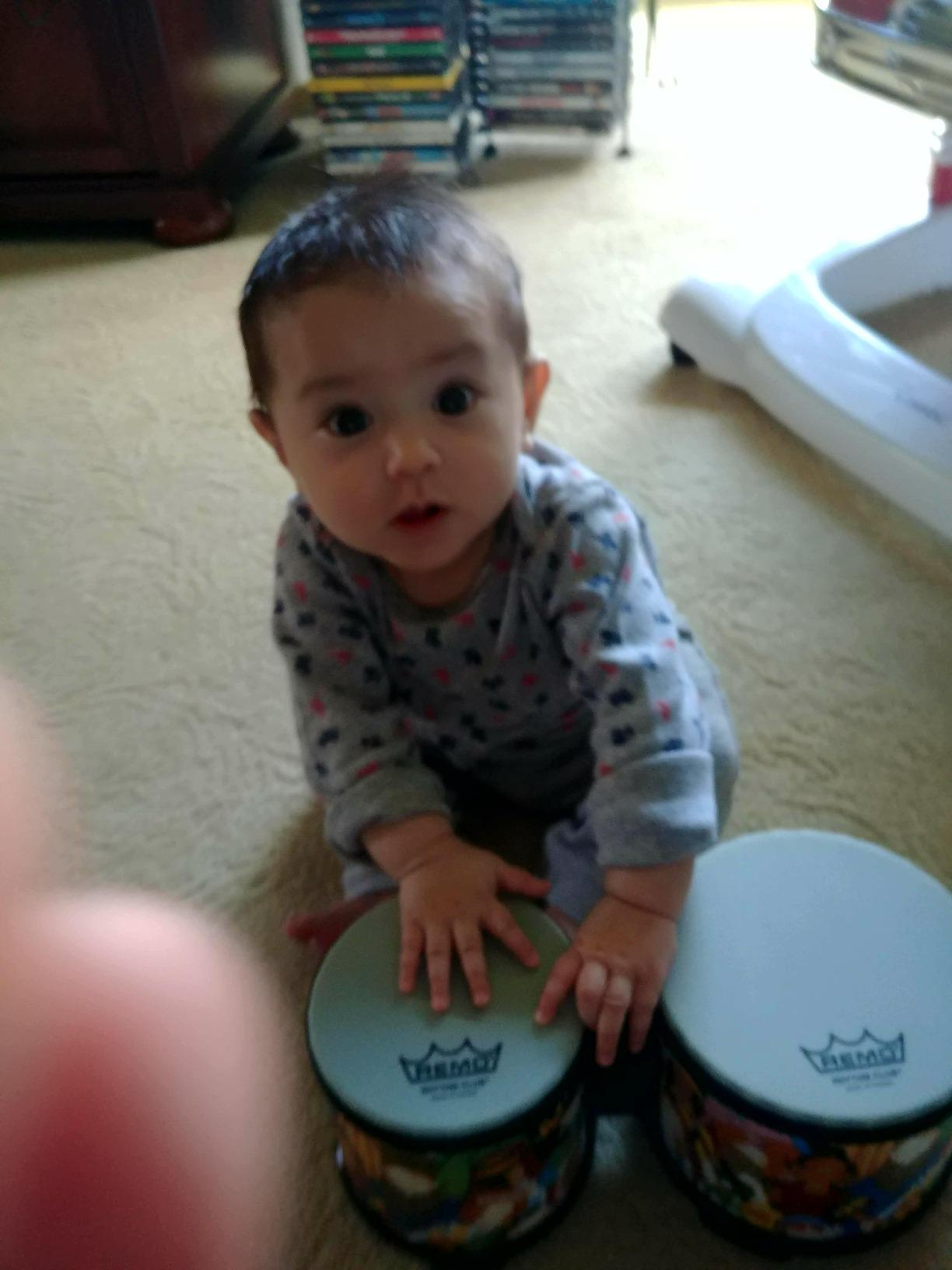Remo RH-5600-00 Rhythm Club Bongo Drum - Rhythm Kids, 5
