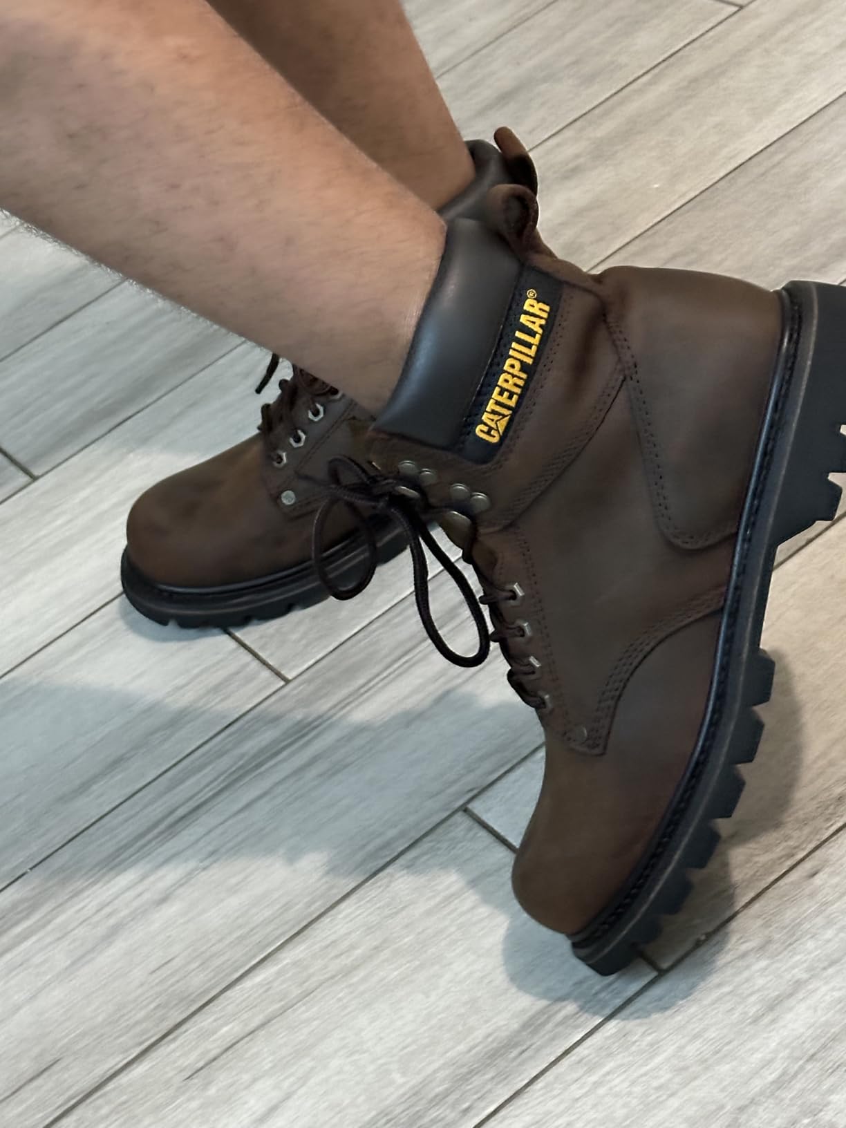 CAT Men's Second Shift Soft Toe Work Boot customer photo 2