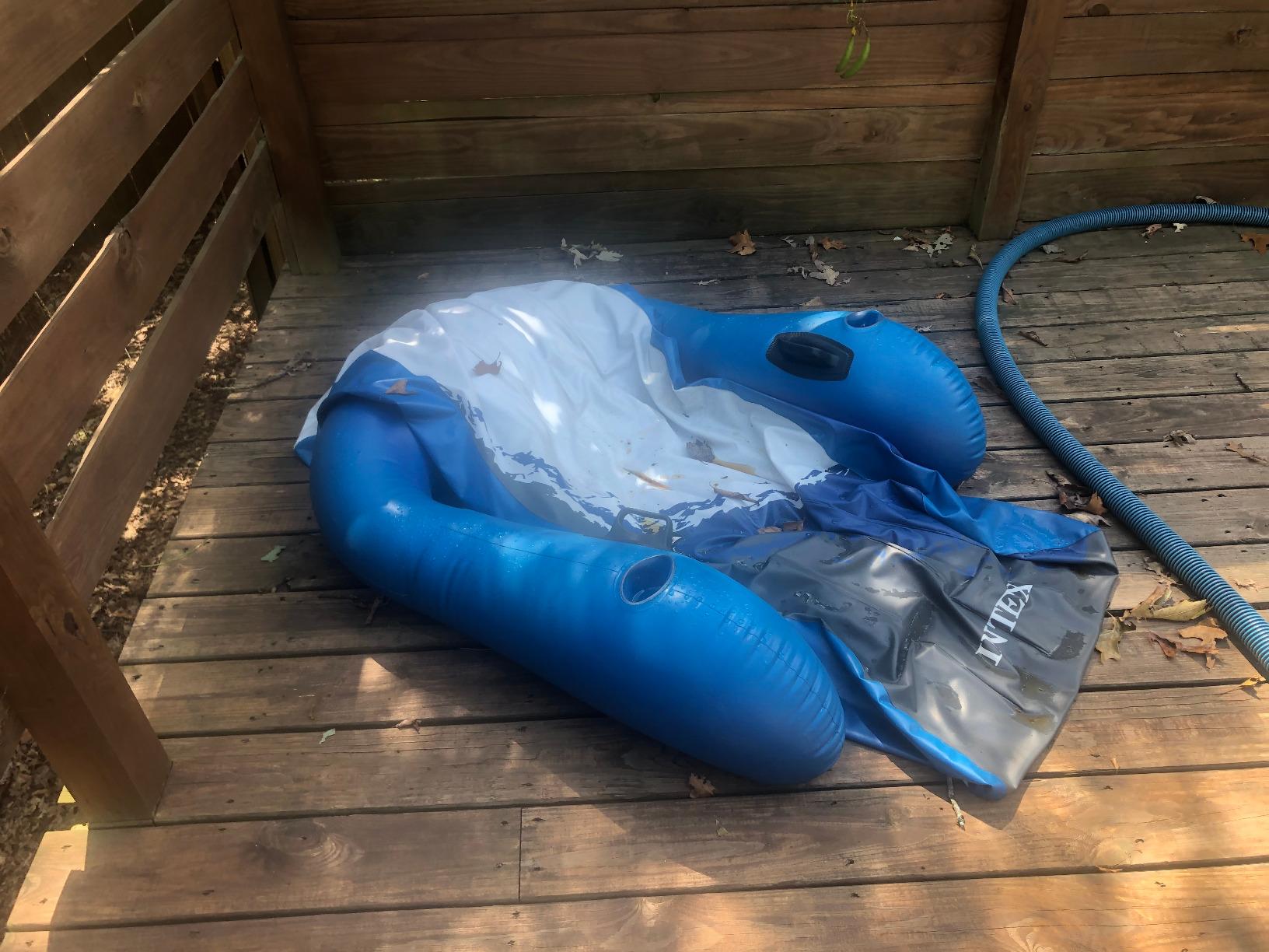 INTEX Inflatable Floating Swimming Pool Recliner Lounge Chair for Adults customer photo 2