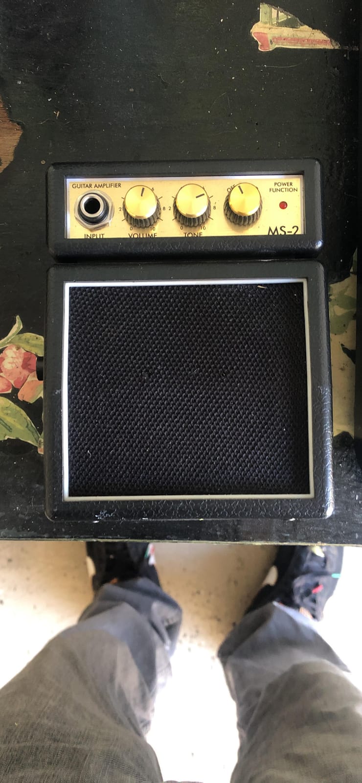 Marshall MS2 Battery-Powered Micro Electric Guitar Amplifier - Grey customer photo 1