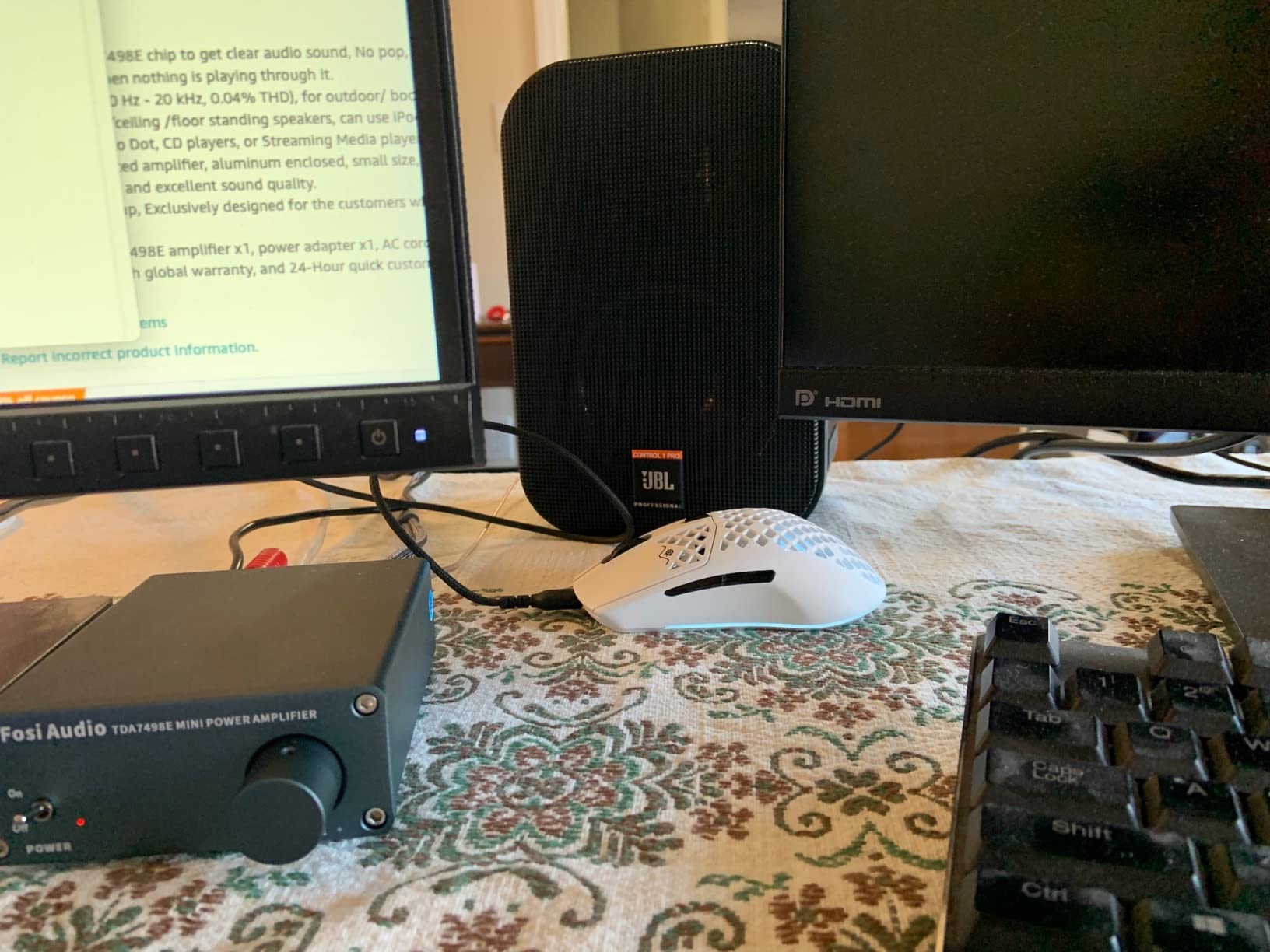 JBL Professional C1PRO High Performance 2-Way, 150 Watt 5.25” Compact, Passive, Satellite, Bookshelf Speakers, Home Theater, Desktop, Stereo, Studio, Black, Sold as Pair. customer photo 1