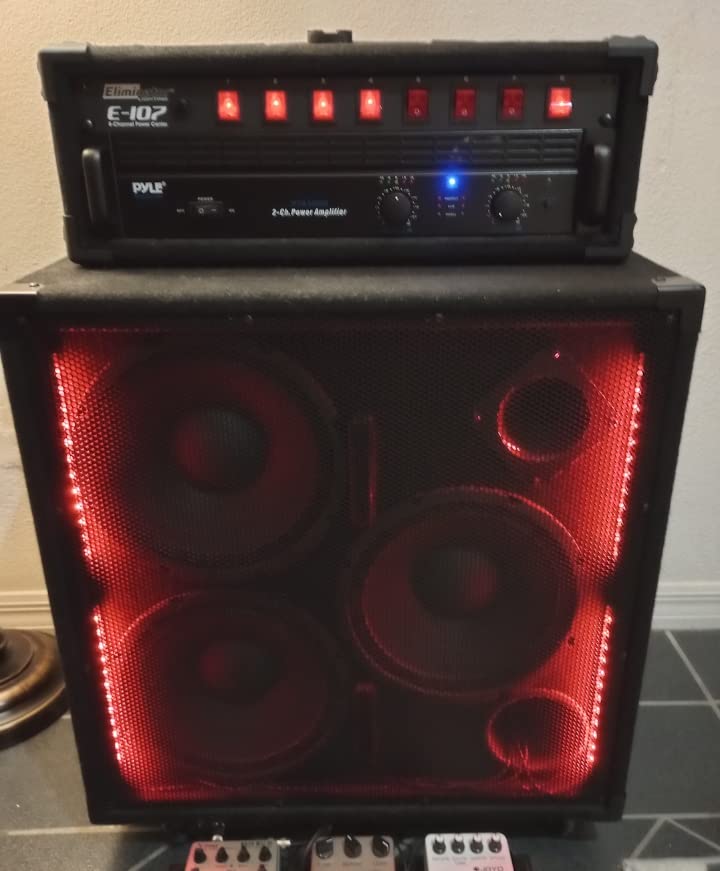 Professional Audio Bluetooth Power Amplifier - 2-Channel Rack Mount Bridgeable, LED Indicators, Shockproof Binding Posts, Cooling Fans 1000 Watt - Pyle PTA1000 customer photo 2