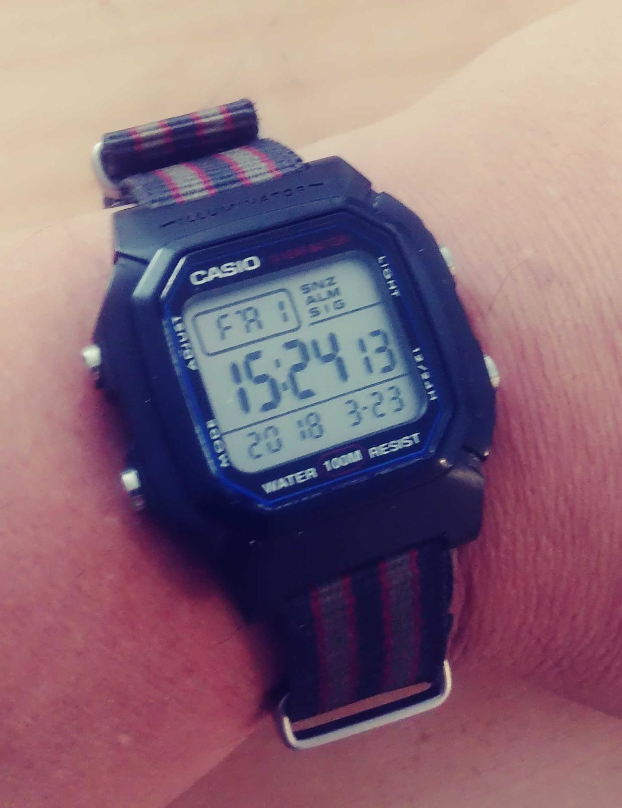 Casio W800HG Series | Men’s Digital Watch | 100 Meter Water Resistance | Multi Function Alarm | 100 SEC Stopwatch | Auto Calendar | Countdown Timer | LED Light | Dual Time| 10 Year Battery customer photo 1