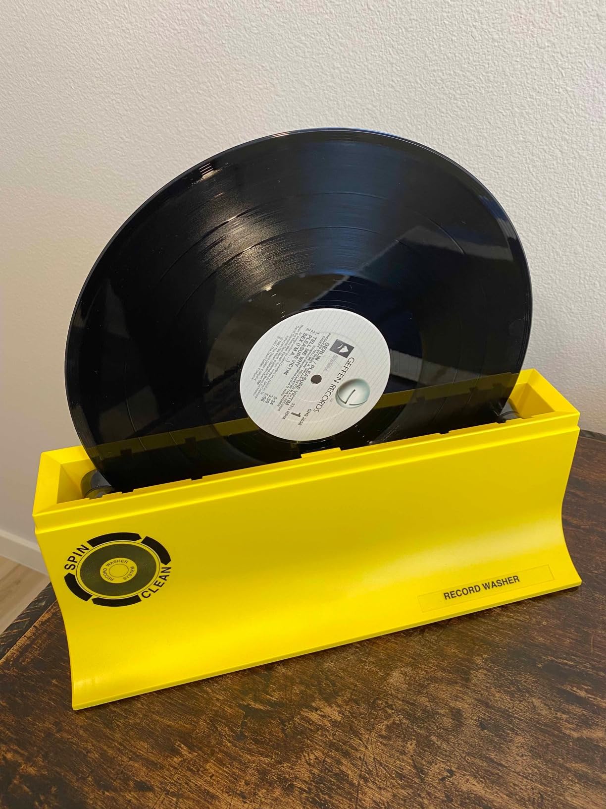 Spin-Clean Record Washer Kit | Vinyl Record Cleaner | Alcohol-Free Solution | Snap-in Rollers | Wedge-Fit Brushes | 2 Lint-Free Drying Cloths | Perfect for 33, 48 & 78 RPM customer photo 1