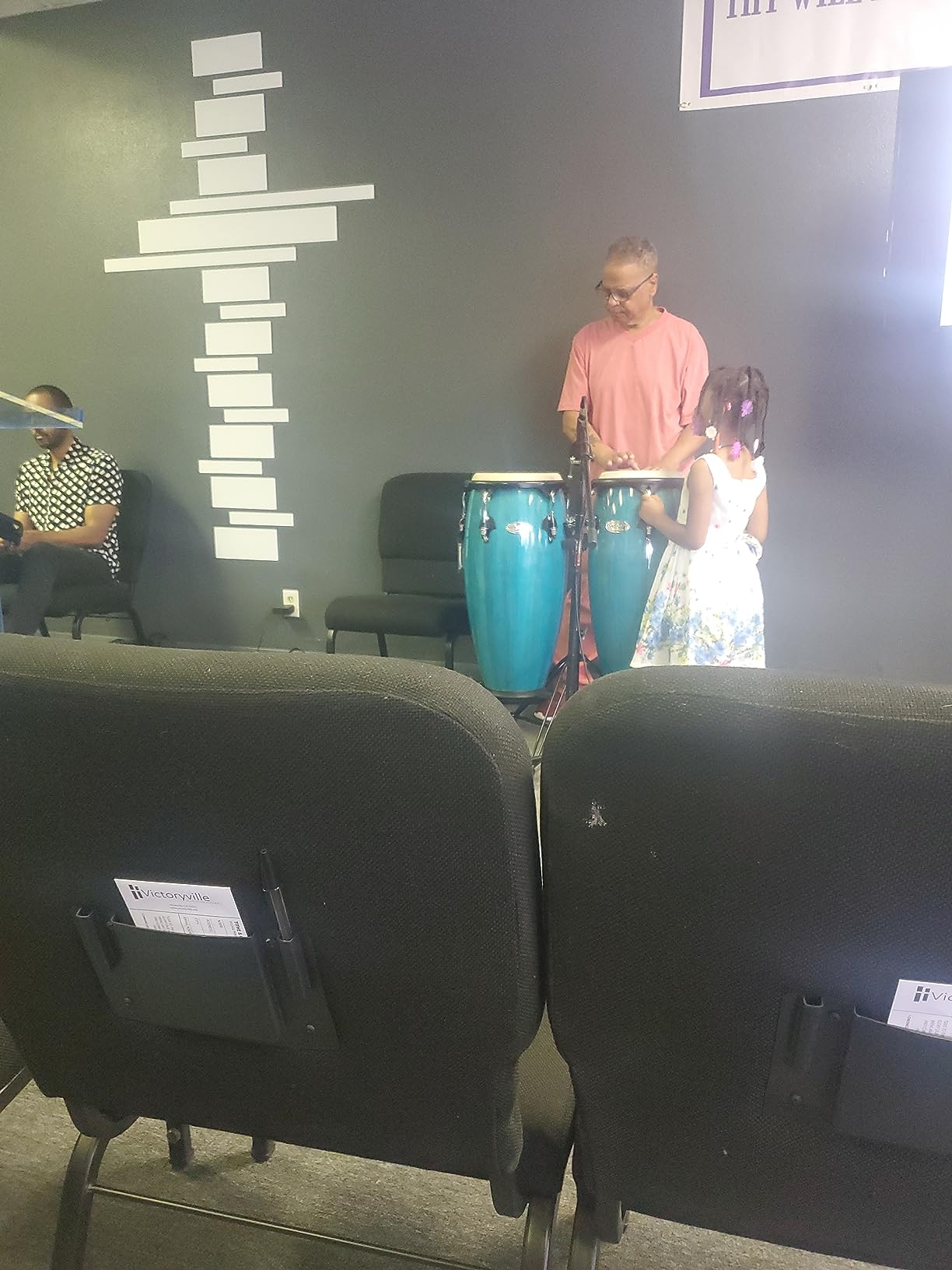 Toca 2300BB Conga Drum, Bahama blue customer photo 2