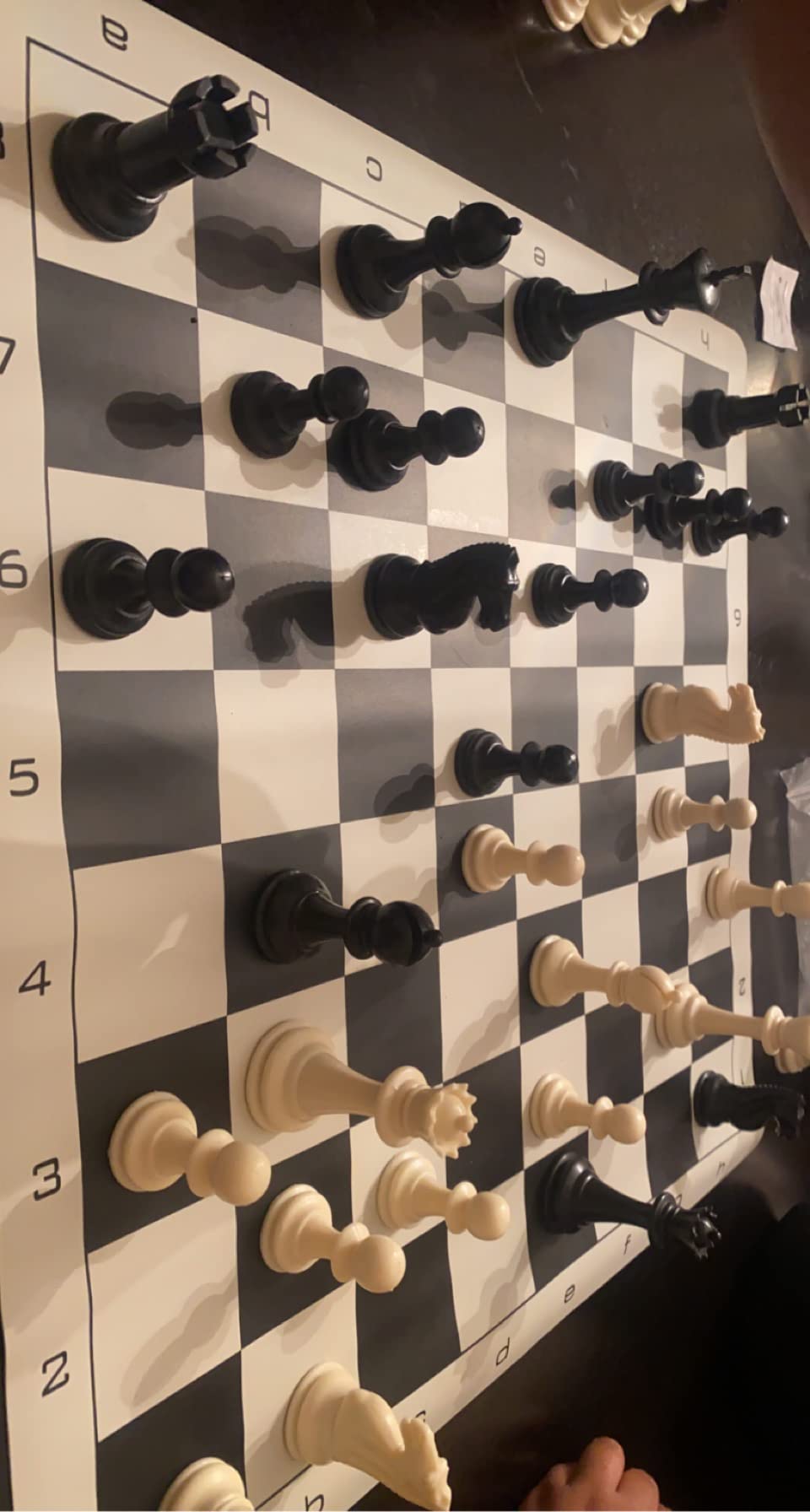 WE Games Best Value Tournament Chess Set - Includes 34 Chess Pieces, Roll Up Vinyl Chess Board, Chess Pieces, Chess Bag and Equalizer Dice, Travel Chess Sets for Adults customer photo 1