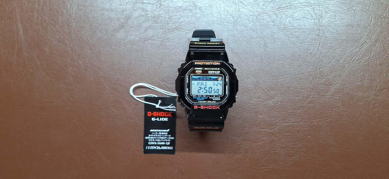 Casio Men's GWX-5600-1JF G-Shock G-Lide Tough Solar Radio Controlled Watch [Japan Import] customer photo 2