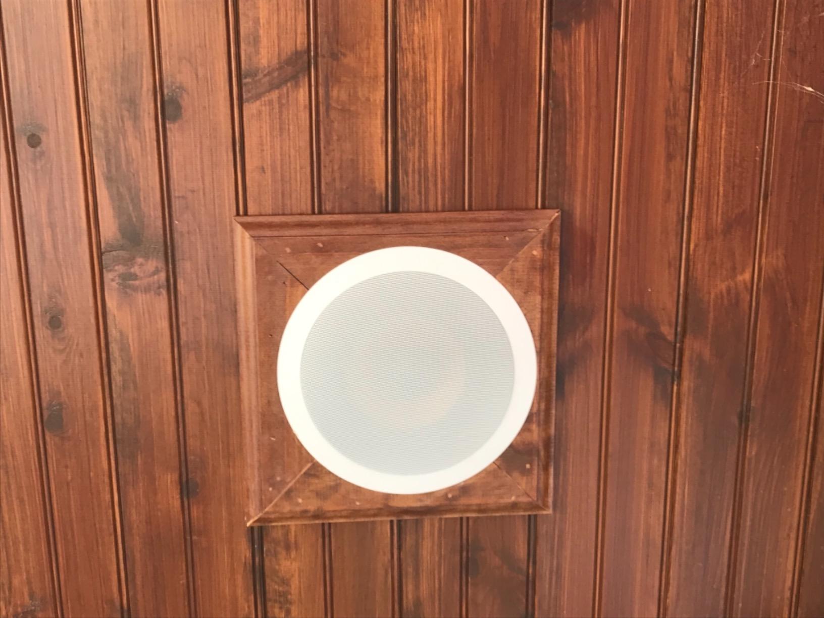 Micca M-6C 6.5-Inch 2-Way in-Ceiling Speaker, Round, Each, Paintable, White customer photo 2