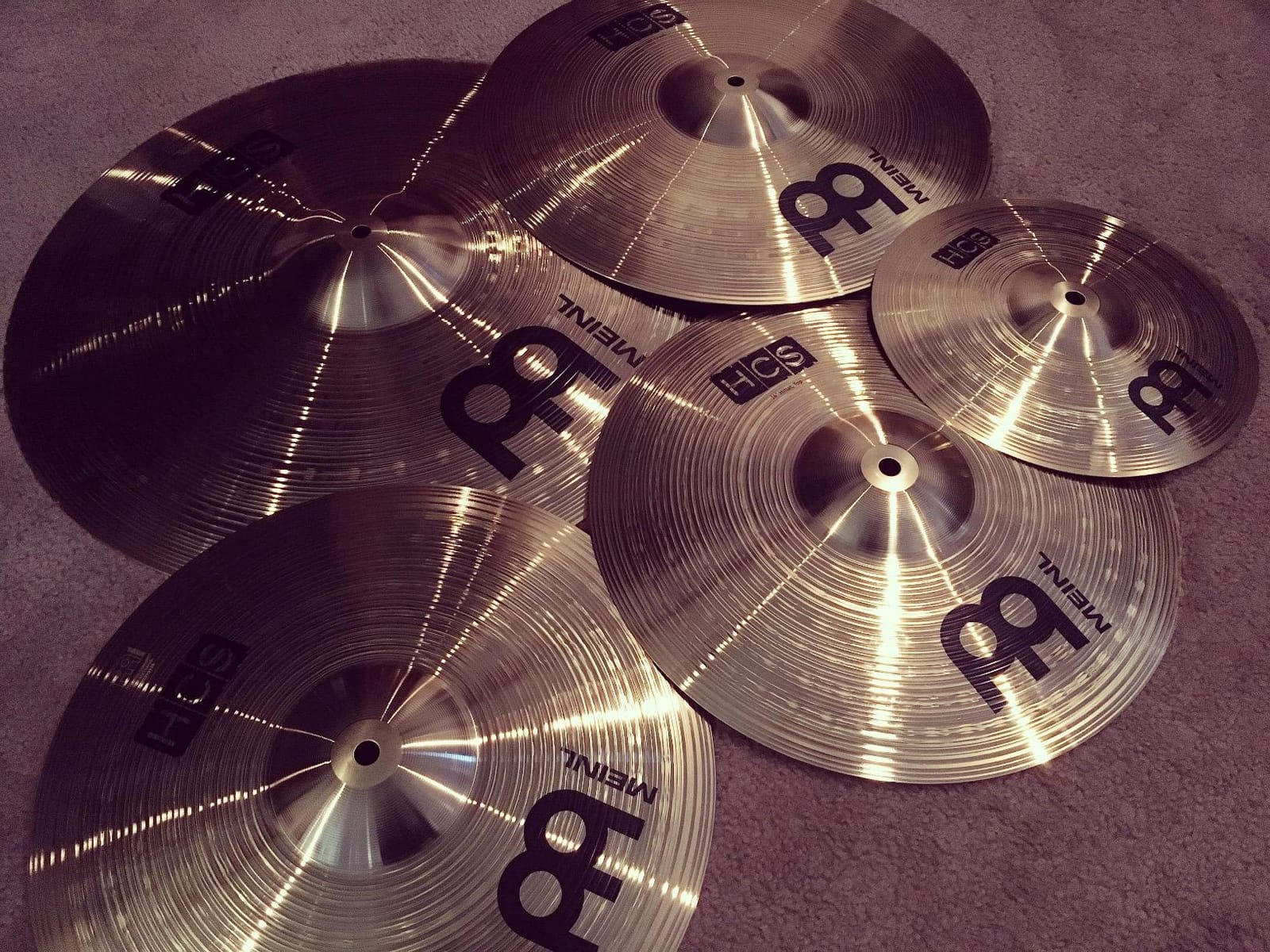 Meinl Cymbal Set Box Pack with 14” Hihats, 20” Ride, 16” Crash, Plus a FREE 10” Splash – HCS Traditional Finish Brass – Made In Germany, 2-YEAR WARRANTY (HCS141620+10) | 14