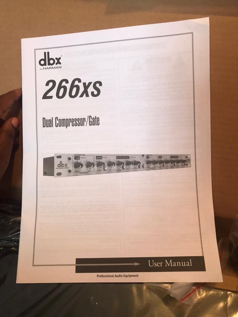 dbx 266xs Professional Audio Compressor/Gate Dynamic Effects Processor with Sidechain Insert. For Portable, Tour, Studio. 1U Single Rack Space, Silver customer photo 2
