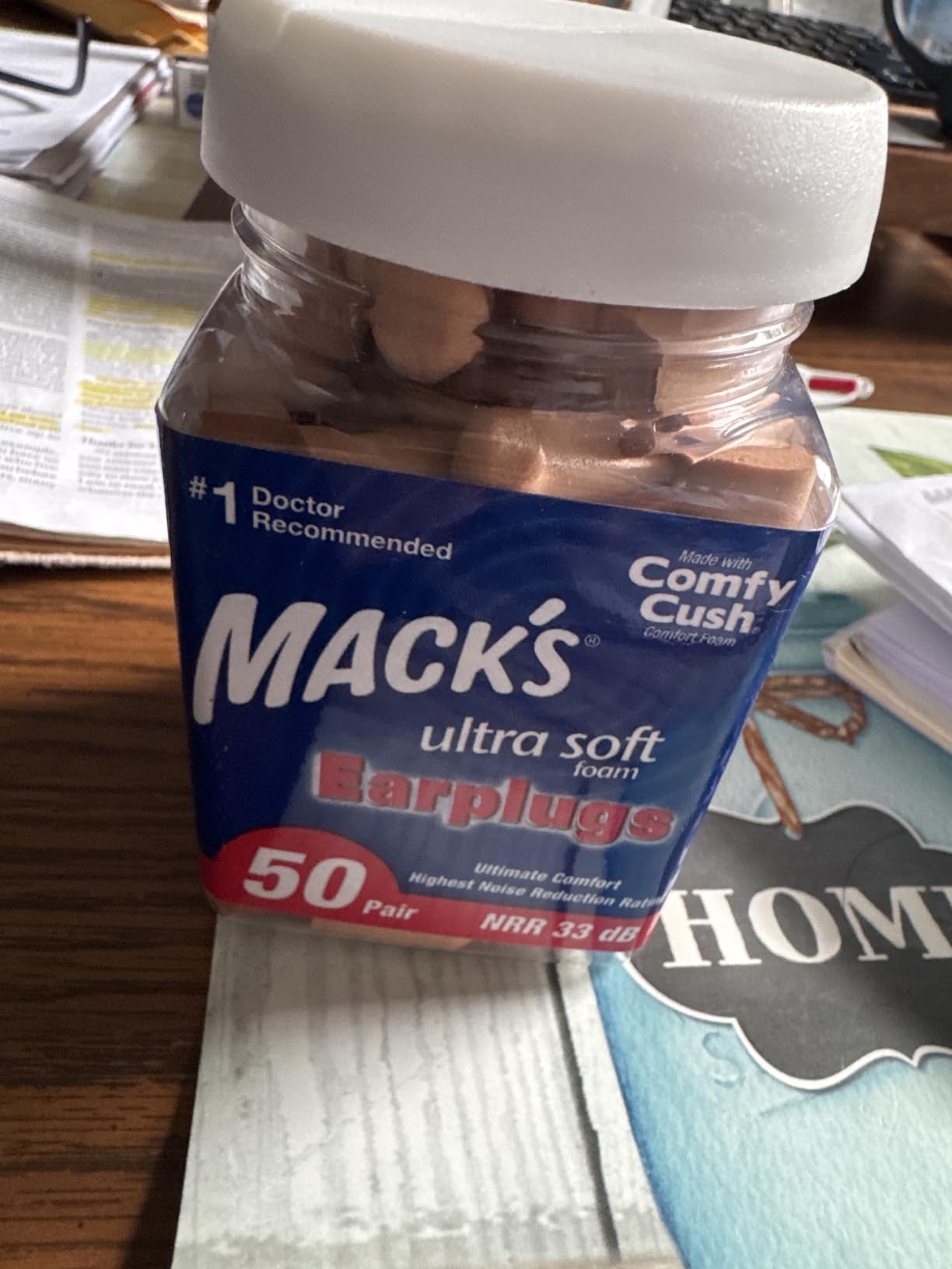 Mack's Ultra Soft Foam Earplugs, 50 Pair - 33dB Highest NRR | Made in USA customer photo 2