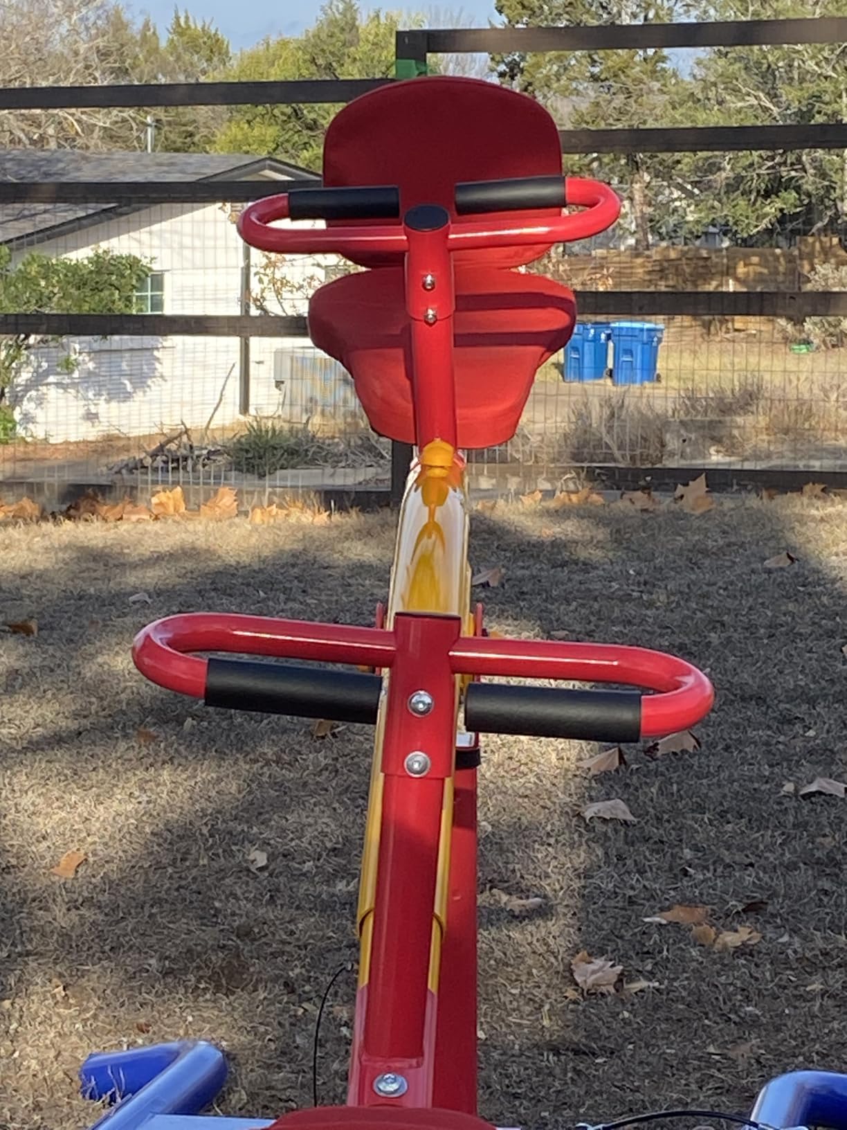 Gym Dandy Spinning Teeter Totter - 360-Degree Rotation Seesaw with Impact Absorbing Seats - Kids Backyard Playground Equipment, TT-360 customer photo 2