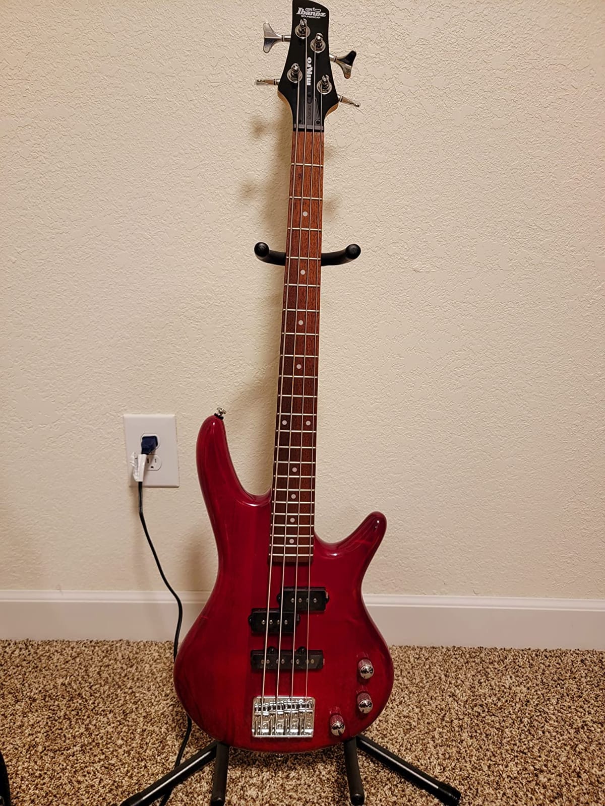 Ibanez GSRM20BKL Left Handed 4-String Short Scale, 28.6