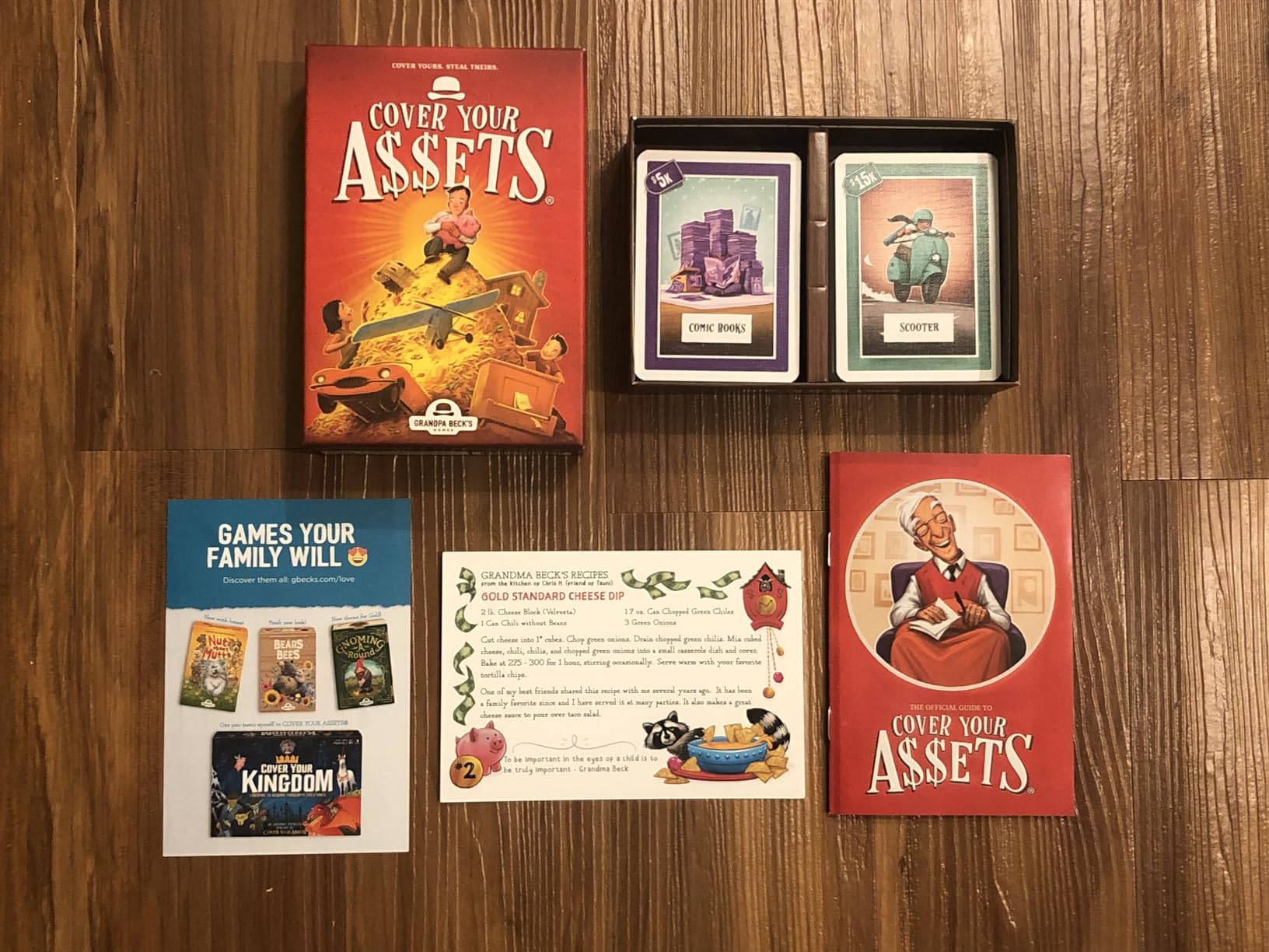 Grandpa Beck's Games Cover Your Assets Set Collection Card Game customer photo 1