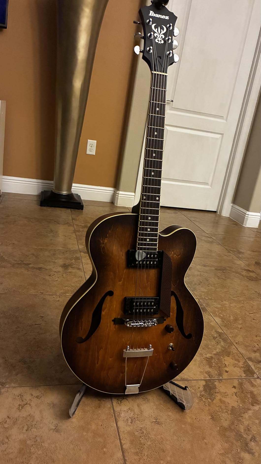 Ibanez Artcore AF55 Hollowbody Electric Guitar - Tobacco Flat customer photo 1