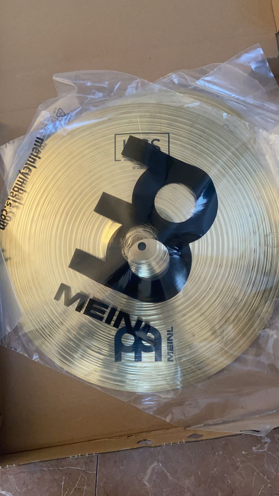 Meinl Cymbal Set Box Pack with 14” Hihats, 18” Crash/Ride, Plus a FREE 14” Crash – HCS Traditional Finish Brass – Made In Germany, TWO-YEAR WARRANTY (HCS1418+14C) customer photo 1