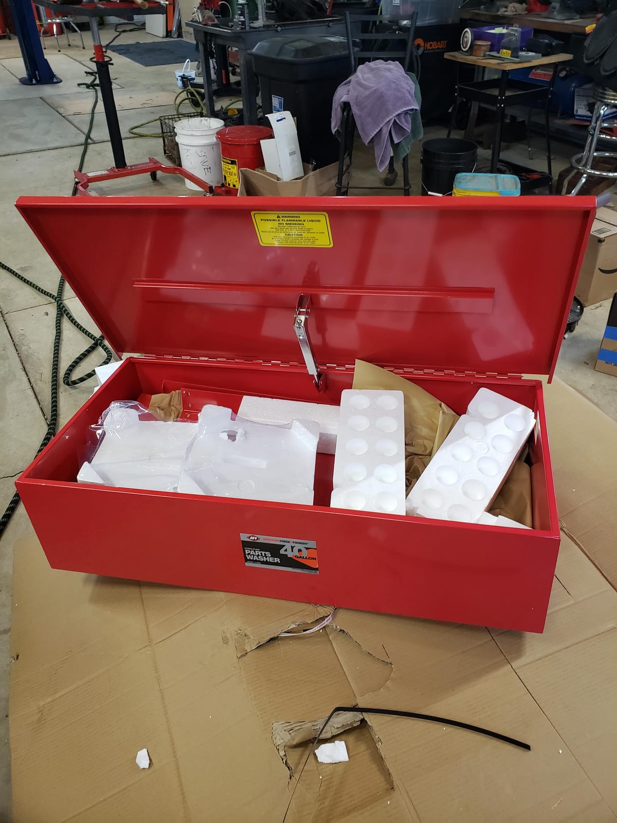 AFF Parts Washer - For Tools & Automotive Components Cleaning - Accessories Included - (Available in multiple capacities) customer photo 1
