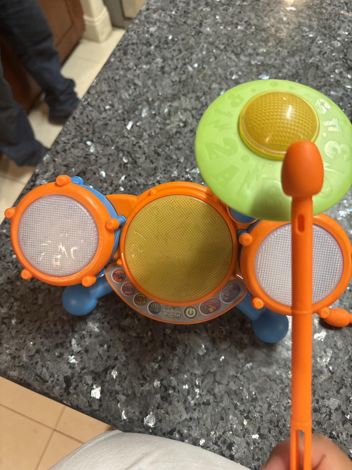 VTech KidiBeats Kids Drum Set, Orange customer photo 1