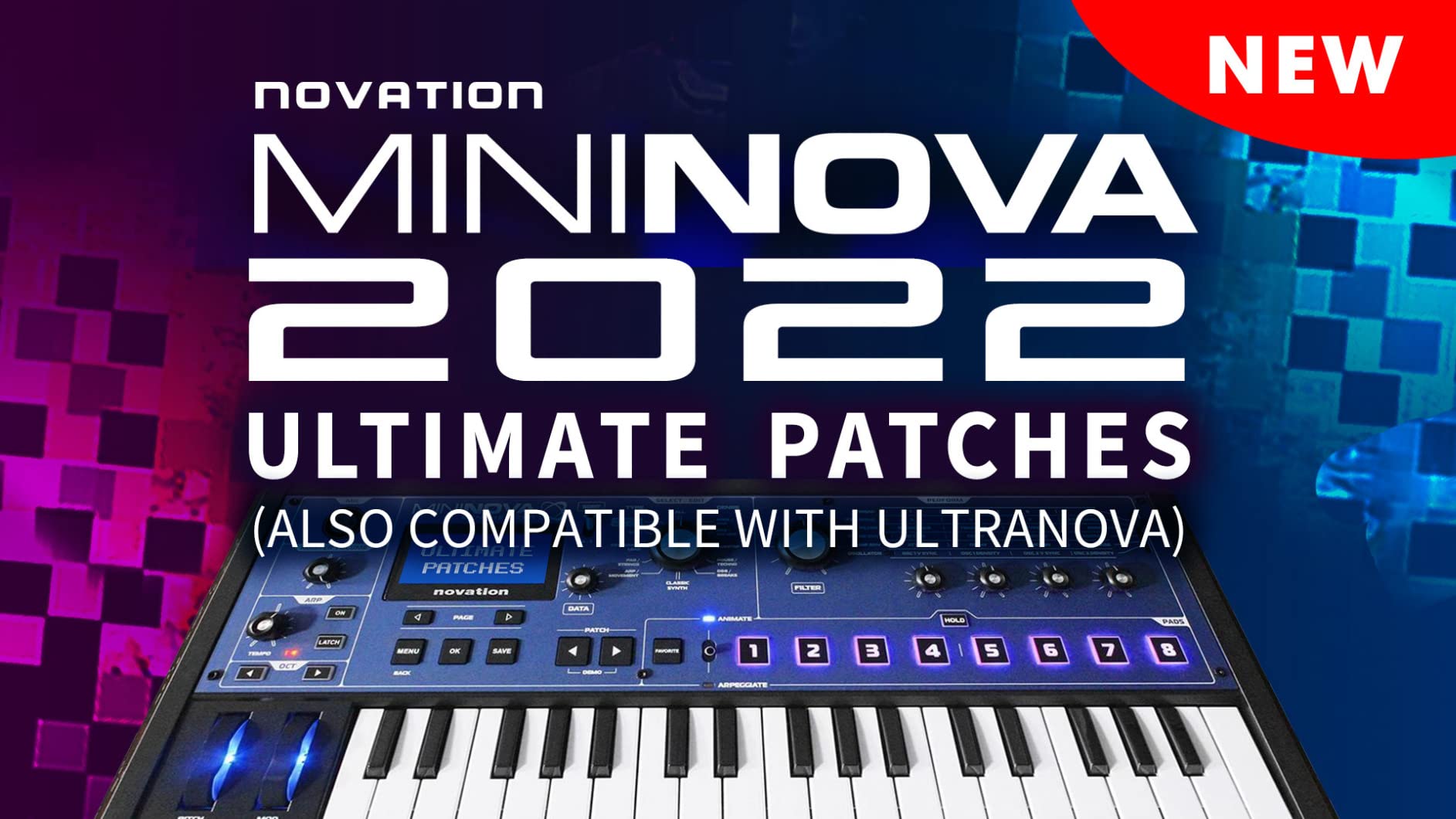 Novation MiniNova Analog Modeling Synthesizer | USB, 37 Mini Keys, Analog Modeling, 18-Voice Polyphony, Built-In Vocoder, 256 Presets, 5 Effects Per Voice, Animate Buttons customer photo 2