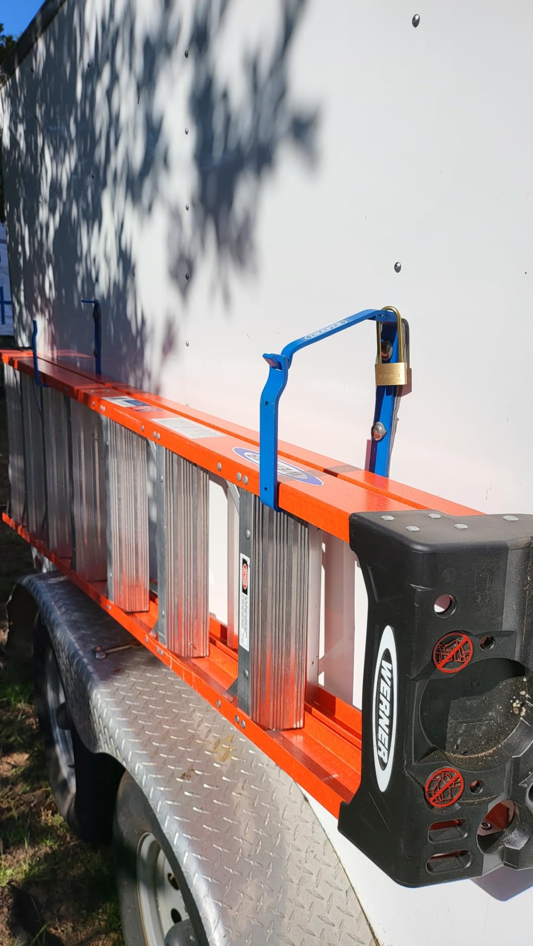 Draper Heavy Duty Ladder Hooks | 25cm Wall Mount Storage Brackets | Securing Lock Garage Organiser | 24808 customer photo 2