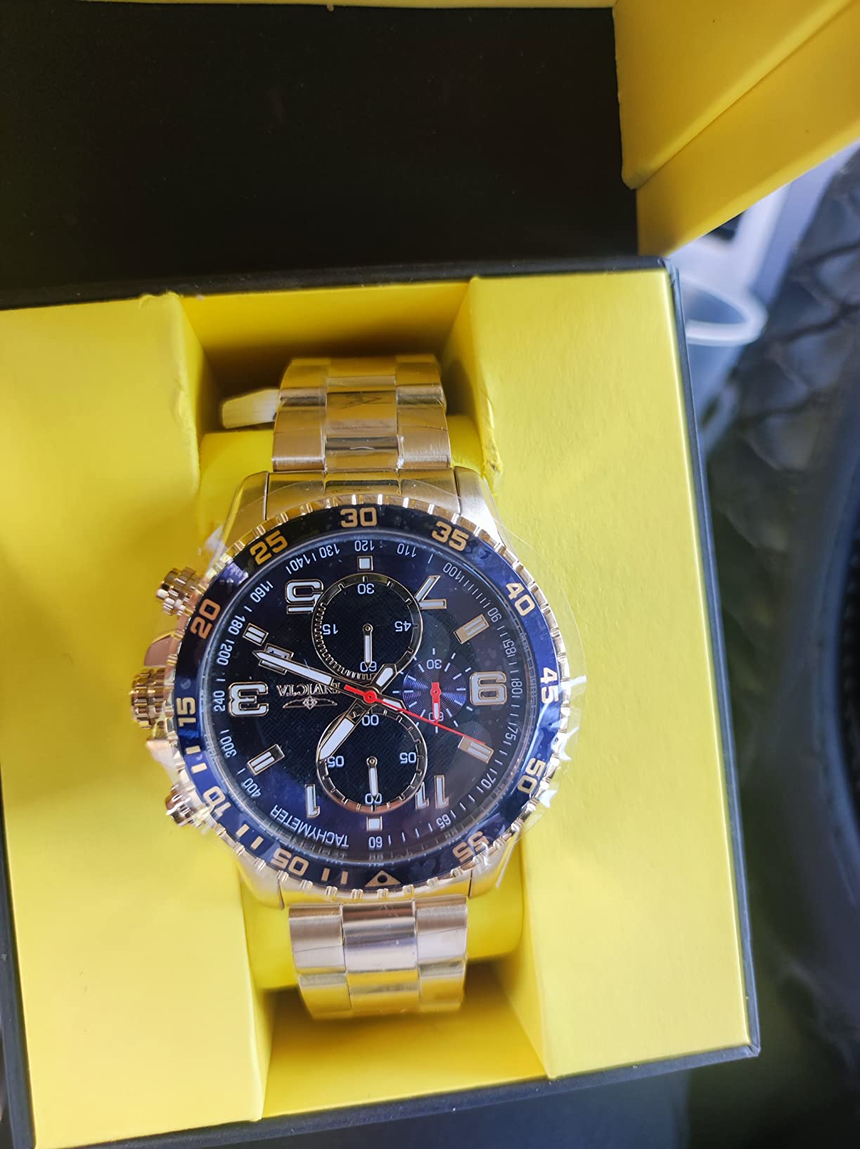 Invicta Men's Specialty Chronograph Textured Dial Stainless Steel Watch customer photo 1