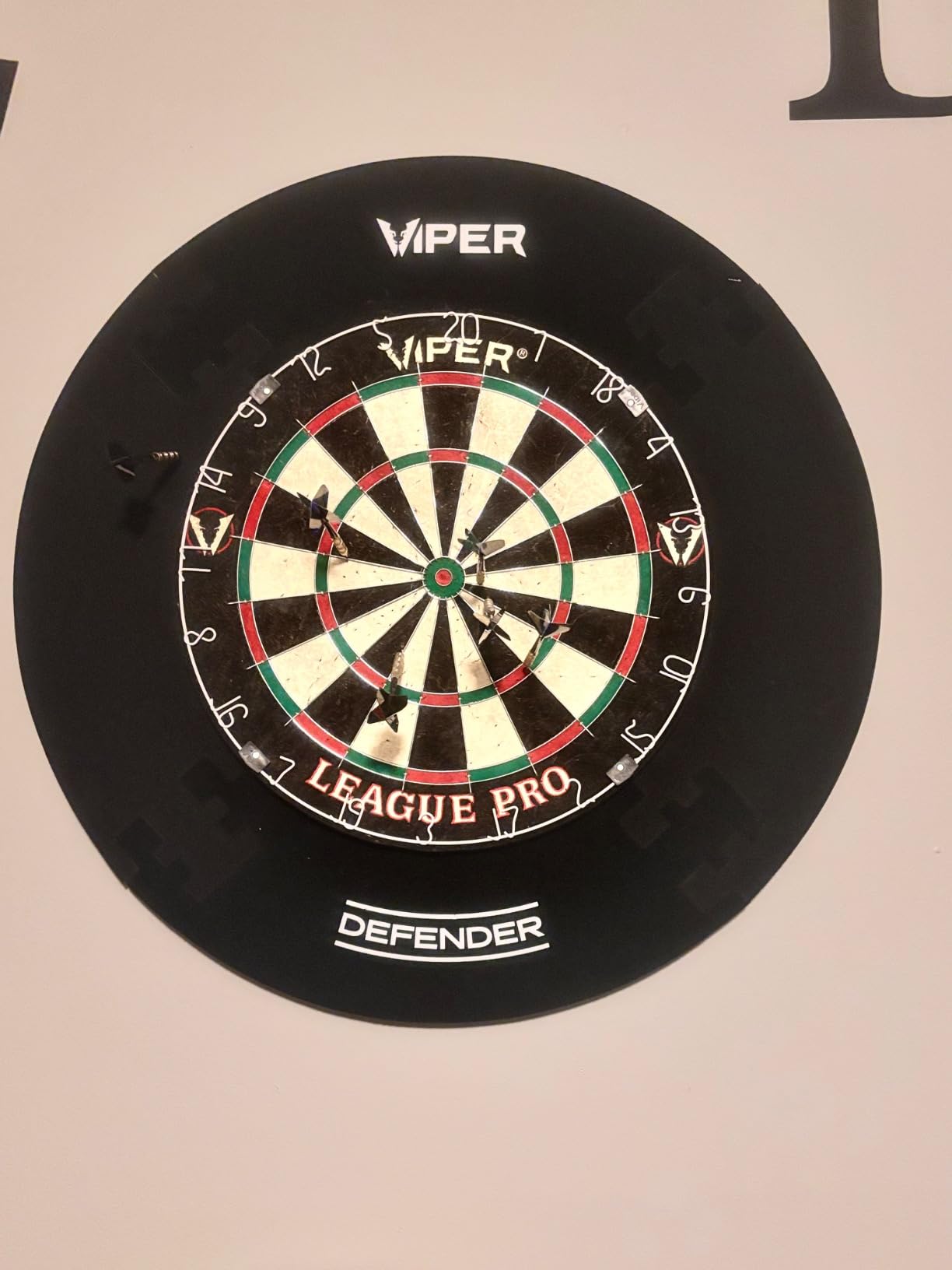 Viper by GLD Products League Pro Regulation Sisal Dartboard Set, 3 Darts customer photo 2