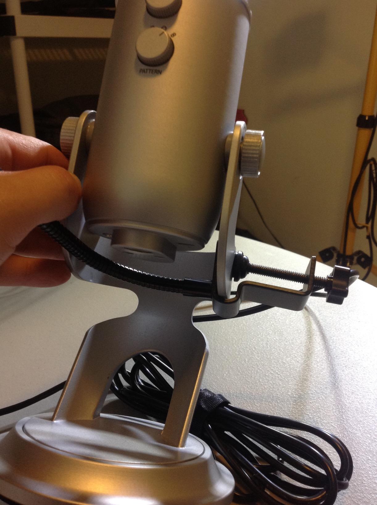 Pop Filter Screen for Microphones - Gooseneck Clamps Compatible with Blue Yeti Microphone - Great Gift customer photo 1