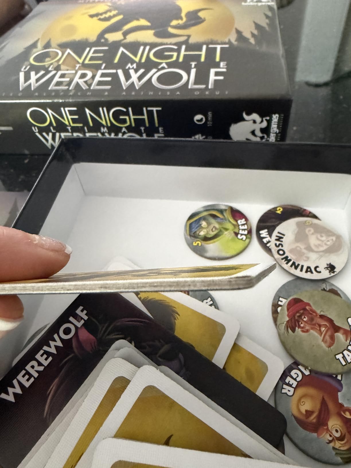 Bezier Games One Night Ultimate Werewolf Fast-Paced Bluffing Party Game customer photo 1