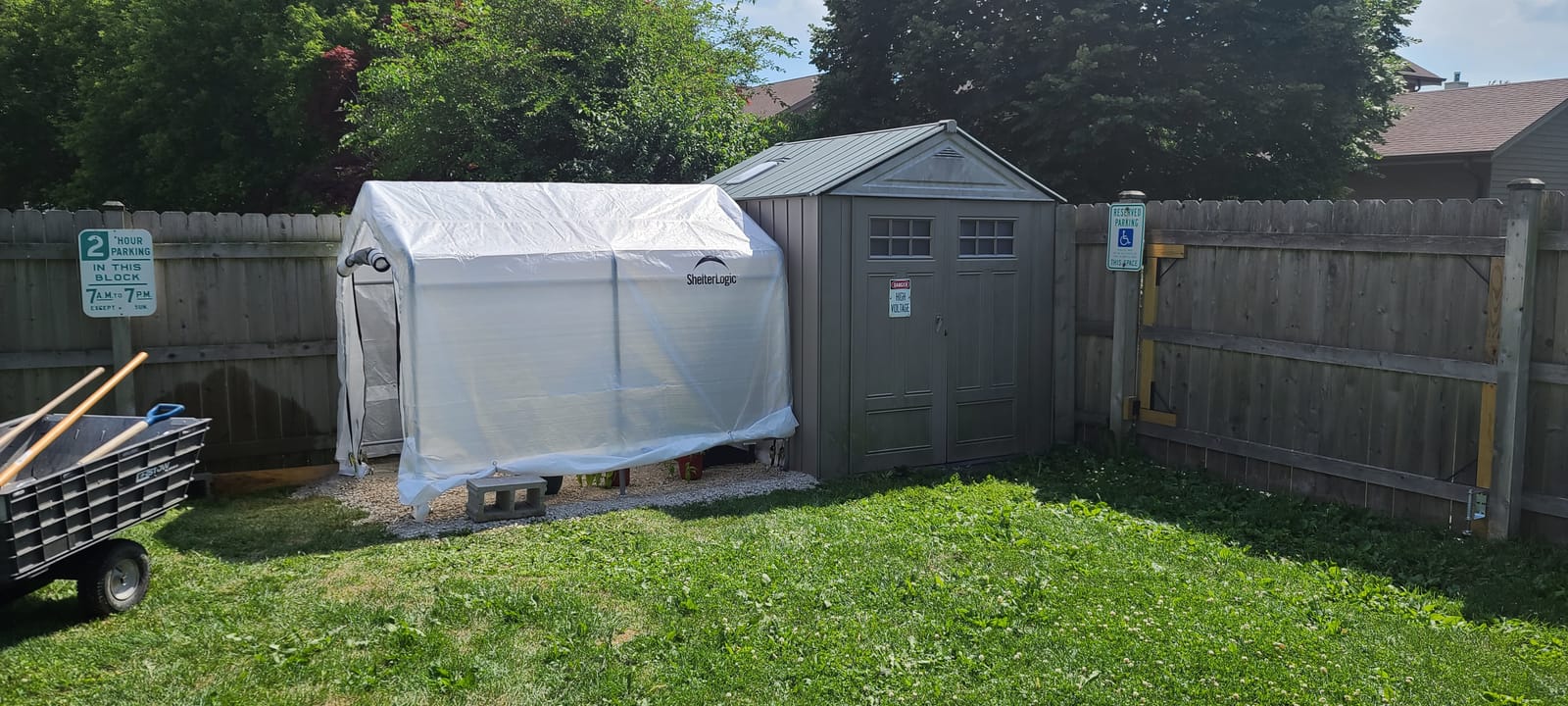 ShelterLogic 6' x 8' x 6.5' GrowIT Greenhouse Peak Roof Style Backyard Grow House with Integrated Shelving customer photo 2