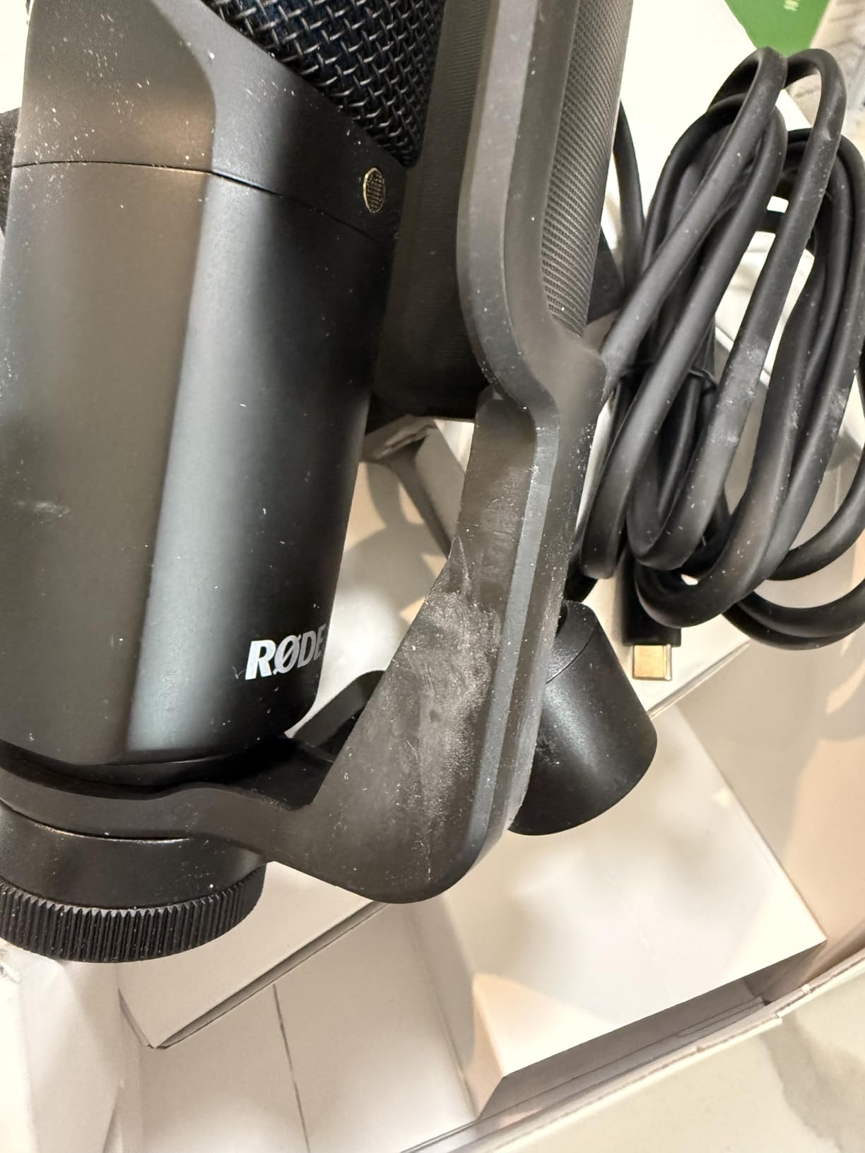 RØDE NT-USB+ Professional-Grade USB Condenser Microphone for Recording customer photo 1