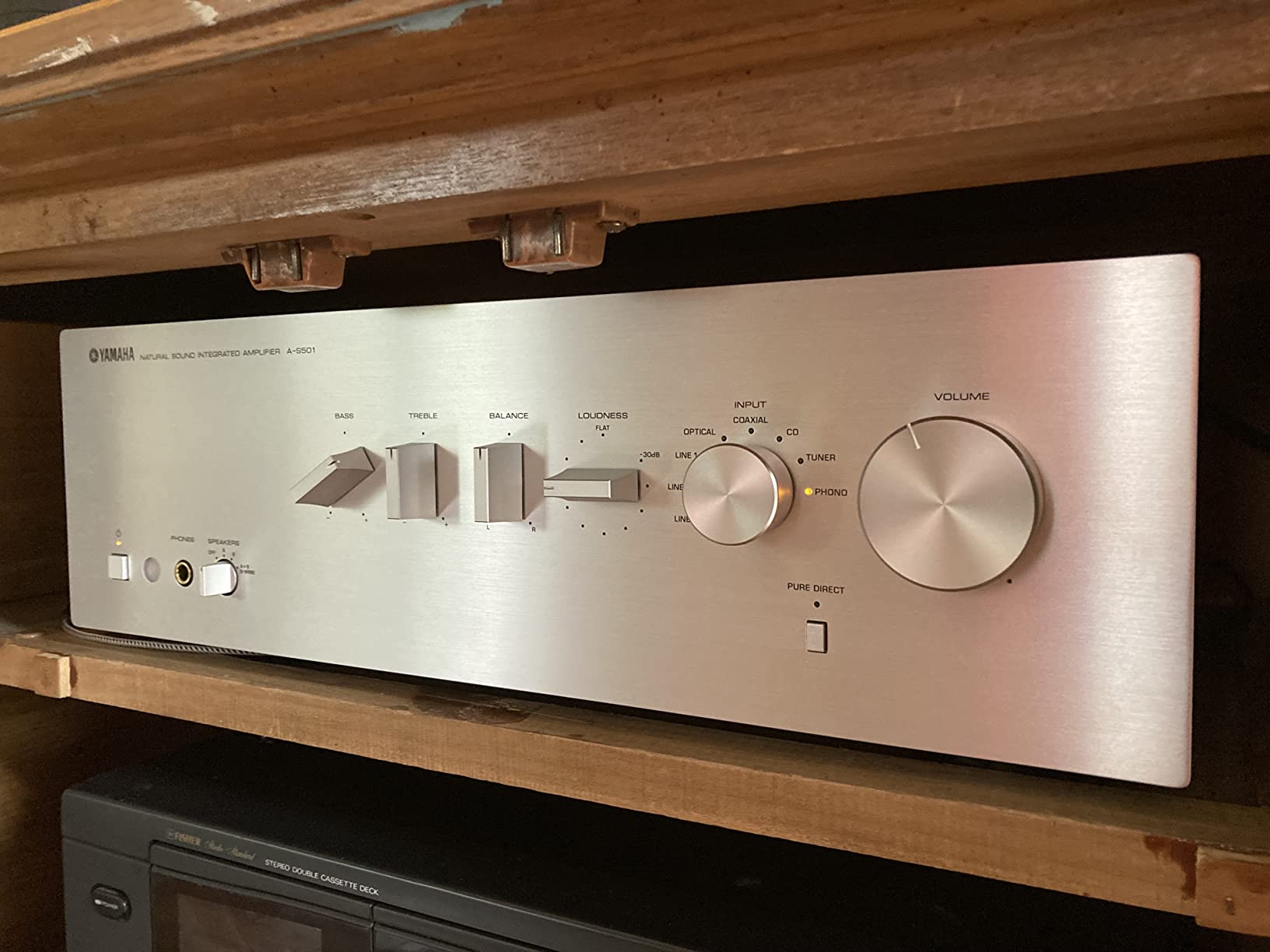 YAMAHA A-S801BL Natural Sound Integrated Stereo Amplifier (Black) customer photo 1