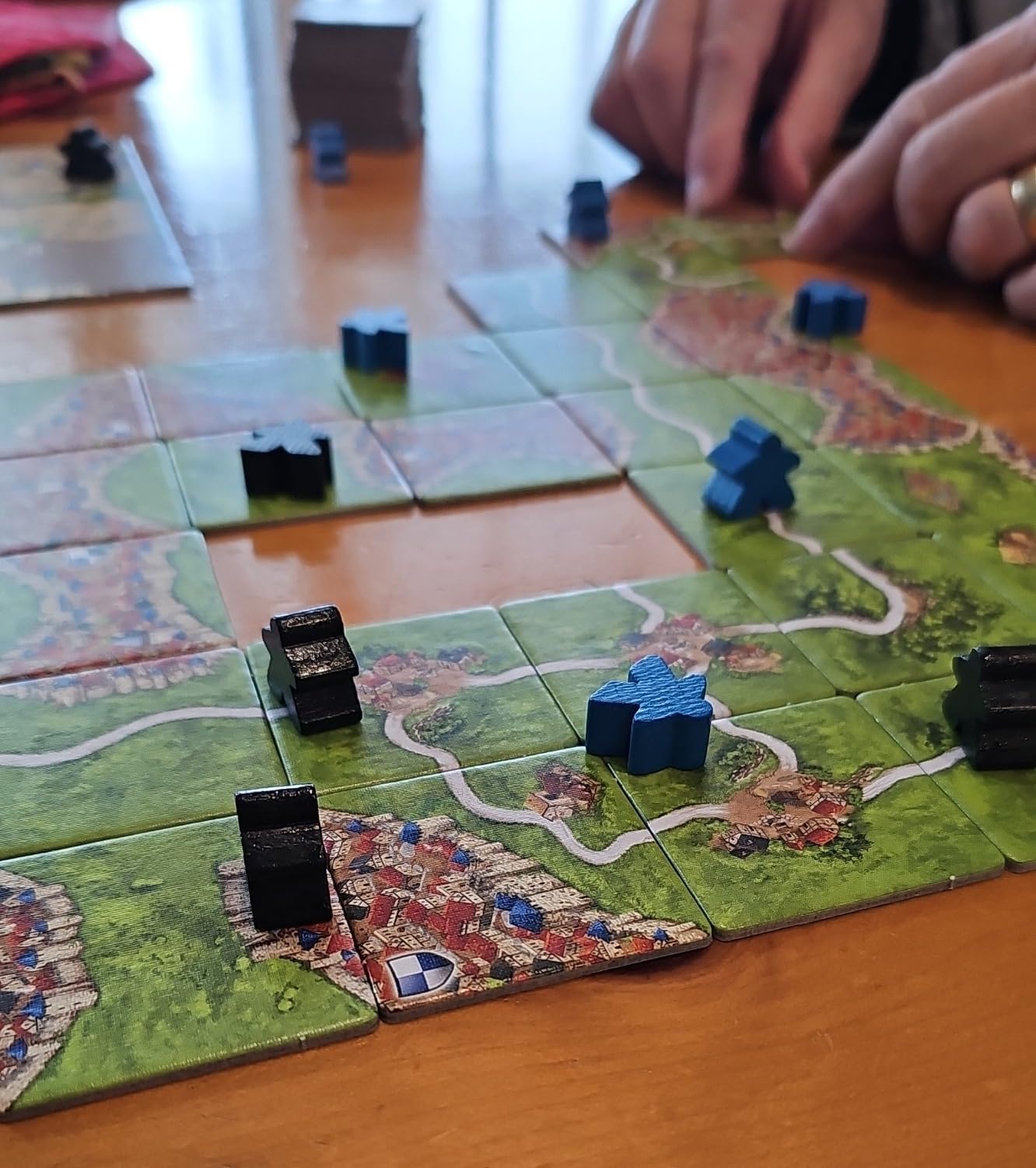 Carcassonne Tile Placement Strategy Board Game, 2-5 Players, 35 Min customer photo 2