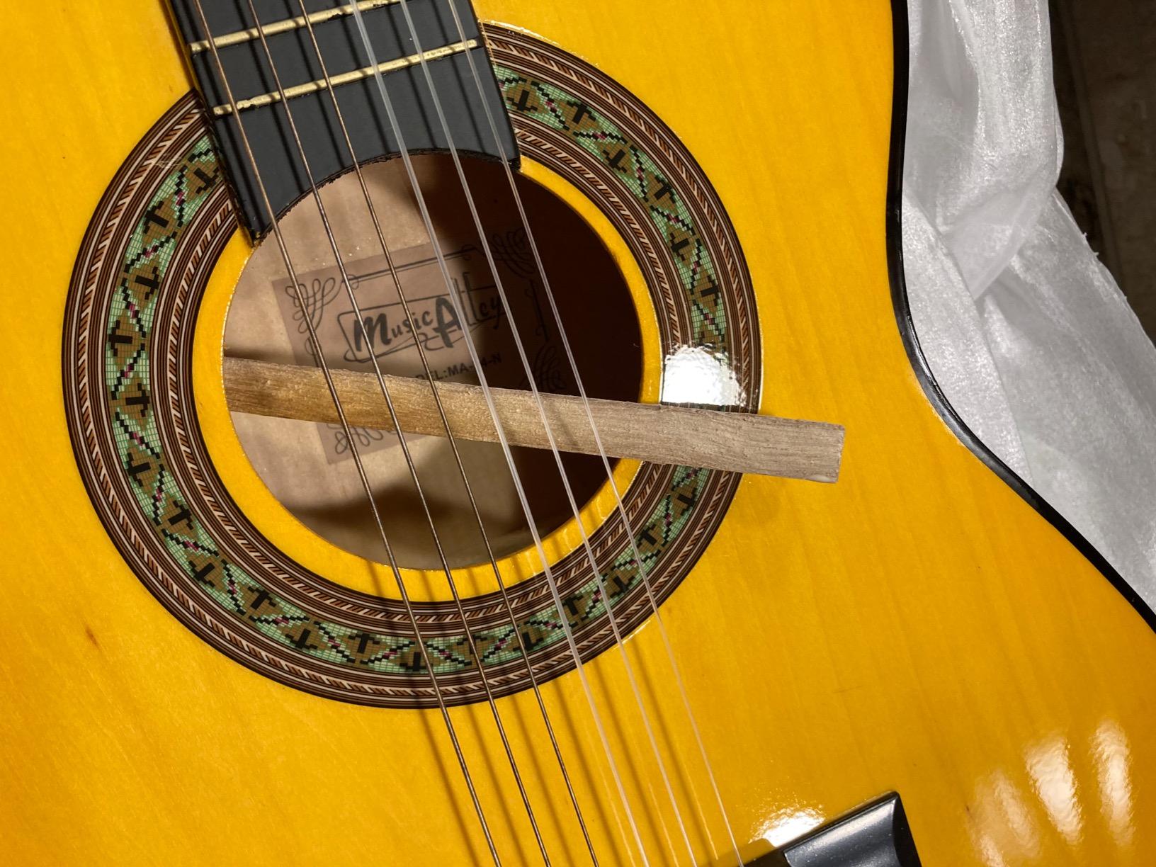 Music Alley 34 Inch Junior Classical Guitar for Kids, Natural customer photo 1