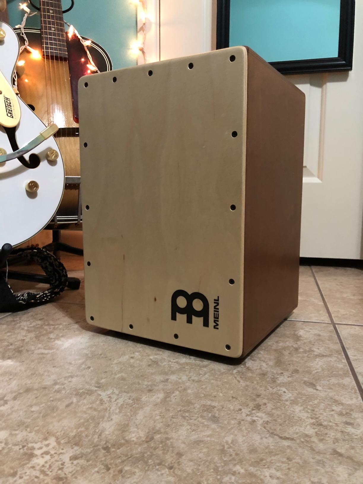Meinl Percussion Cajon, MADE IN EUROPE — Sit-On Box Drum, Snare & Bass Tone | Baltic Birch Wood, Compact Size, Rear Sound Port, Silicone Feet — For All Skill Levels and Settings customer photo 2
