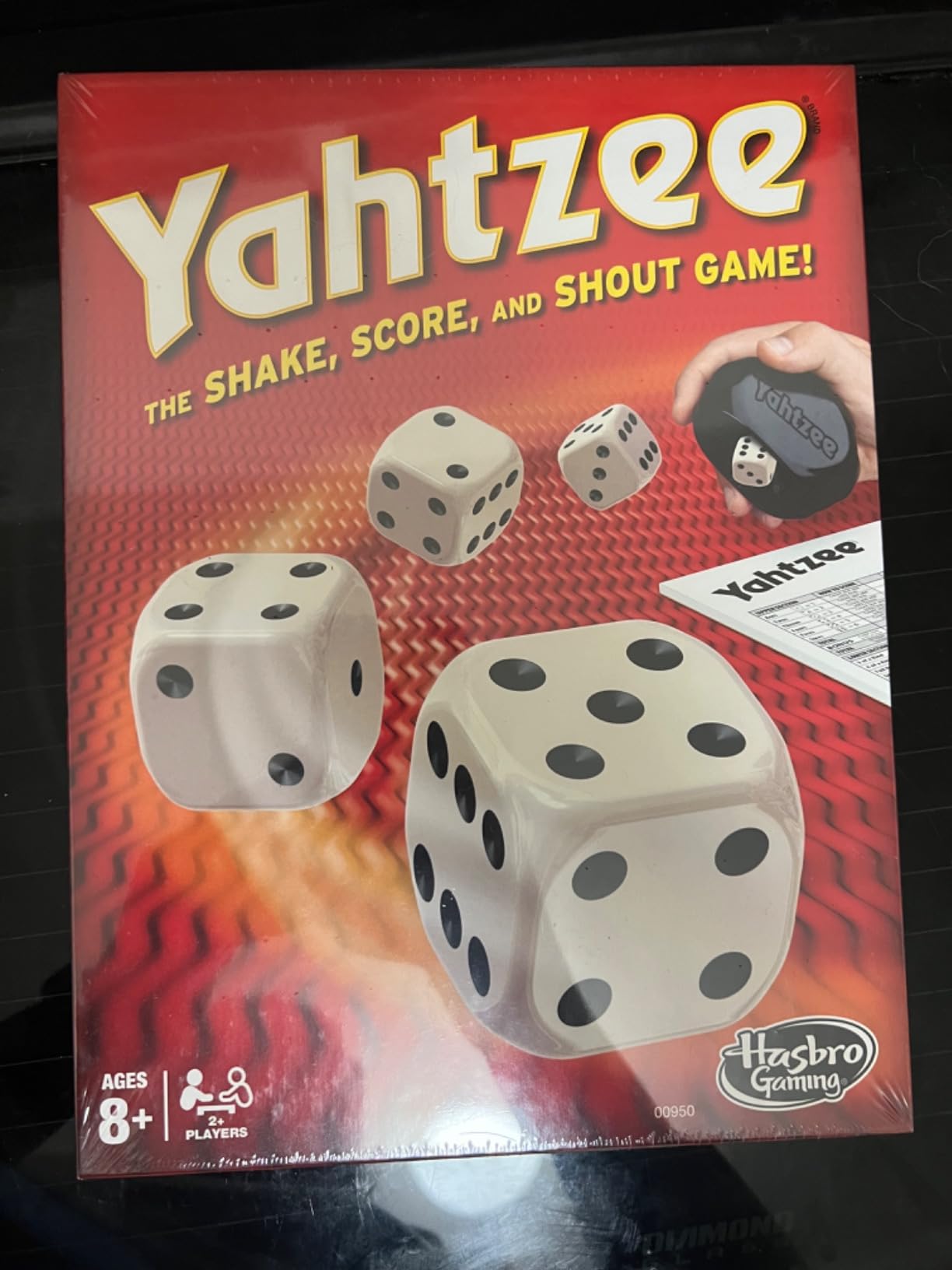Hasbro Gaming Yahtzee Game, Fast-Playing Dice Games for Kids, Teens, and Adults, Strategy Games, Family Games for Kids, 2 or More Players, Ages 8 and Up customer photo 2