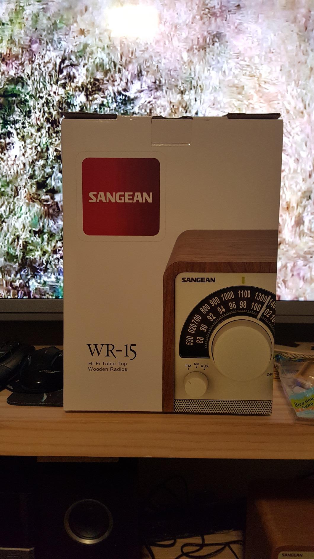 Sangean WR-15WL AM/FM Table Top Wooden Radio, Walnut customer photo 2