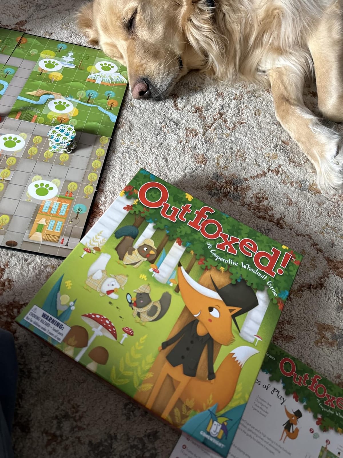 OUTFOXED, A CLASSIC WHO DUNNIT GAME FOR PRESCHOOLERS, 4 players customer photo 1