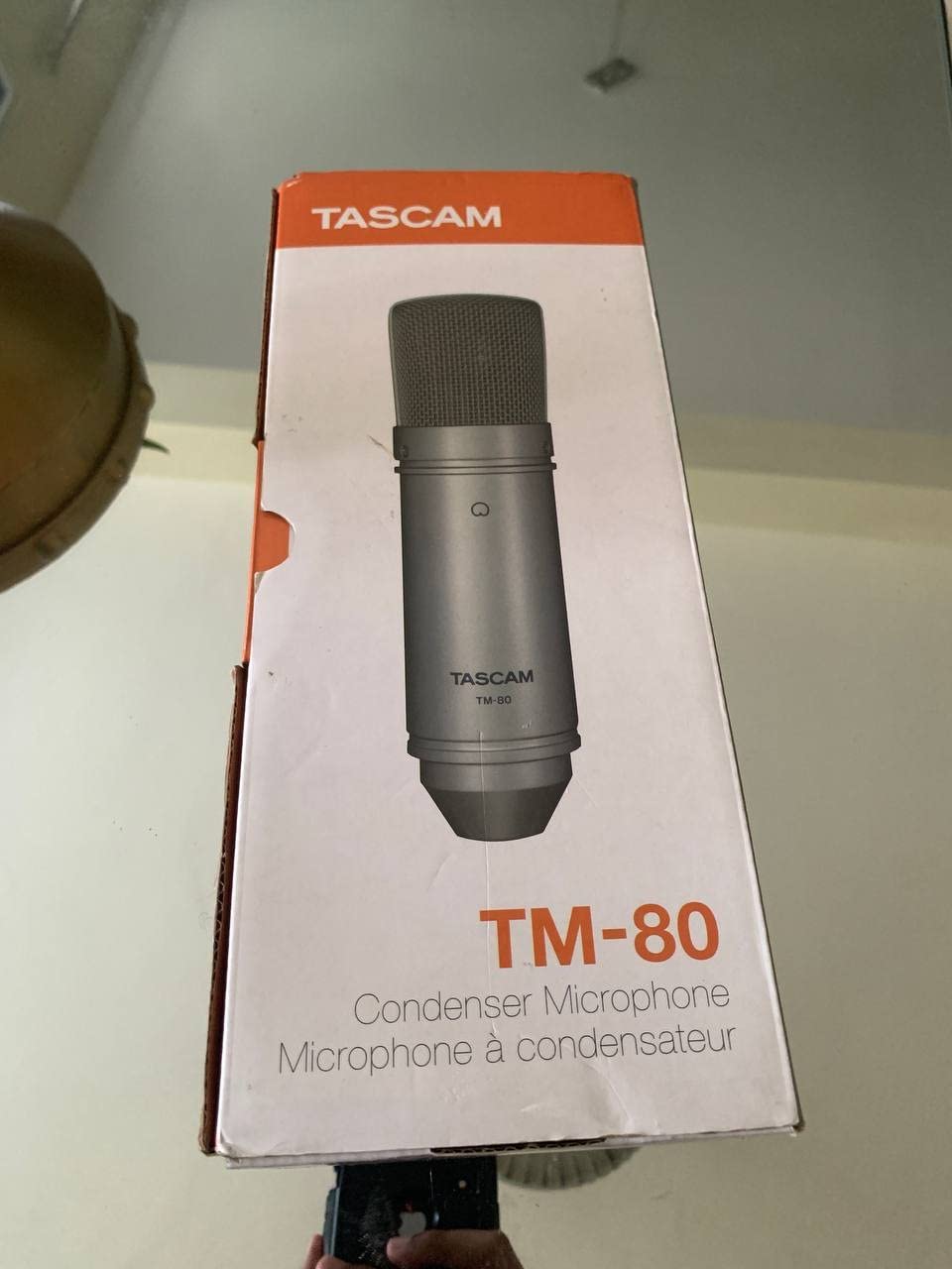 Tascam TM-80 Large Diaphagm Condenser Microphone,Silver customer photo 1