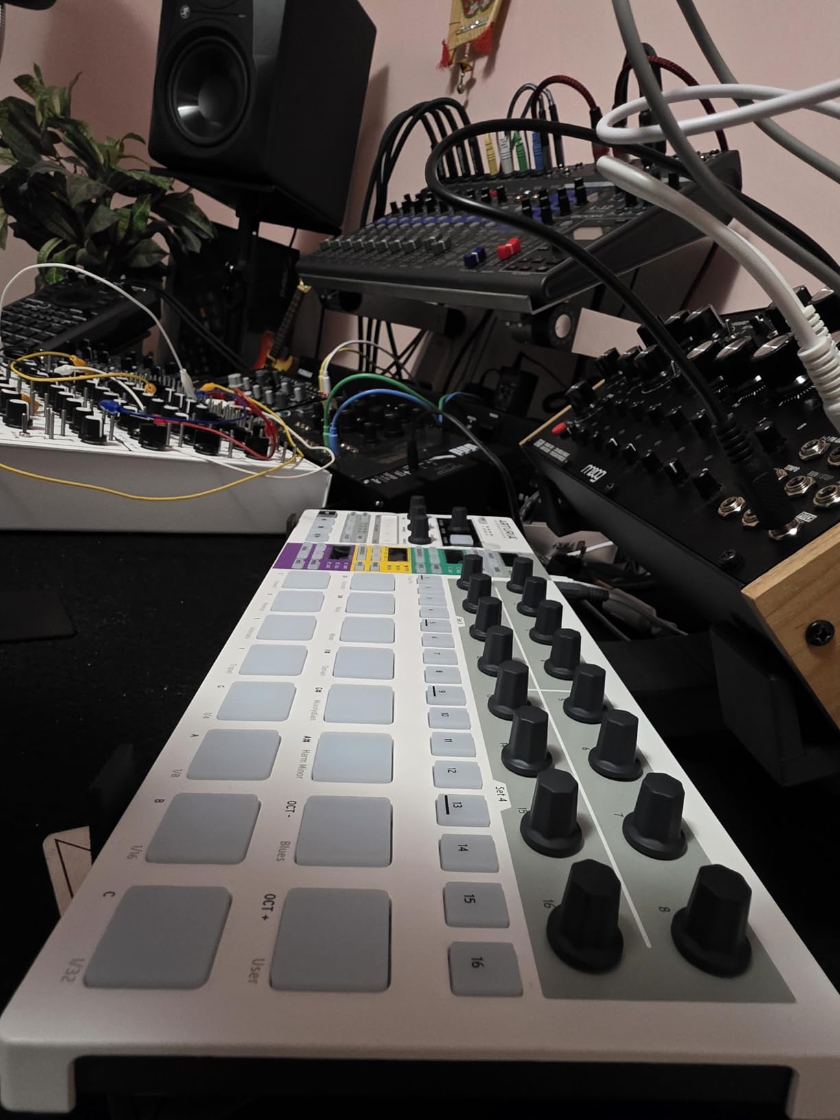 Arturia BeatStep Pro Controller and Sequencer — Aftertouch, Velocity Sensitive, With 2 Independent Melodic Sequencers, Drum Sequencer, 16 Drum Pads, MIDI/CV/Gate I/O and Music Production Software | Velocity Sensitive, With 2 Independent Melodic Sequencers, Drum Sequencer, 16 Drum Pads customer photo 1