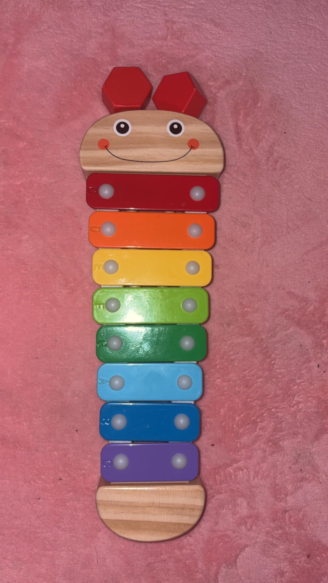 Melissa & Doug Caterpillar Wooden Xylophone Musical Toy Set customer photo 2