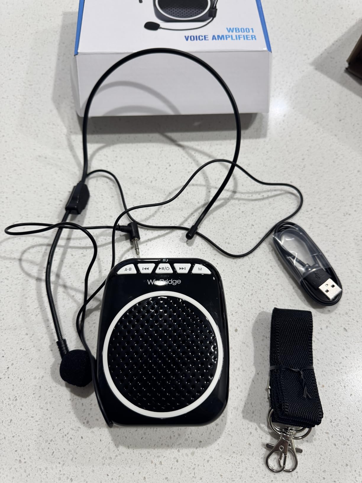 WinBridge Voice Amplifier with Wired Headset Microphone for Teachers WB001 customer photo 1
