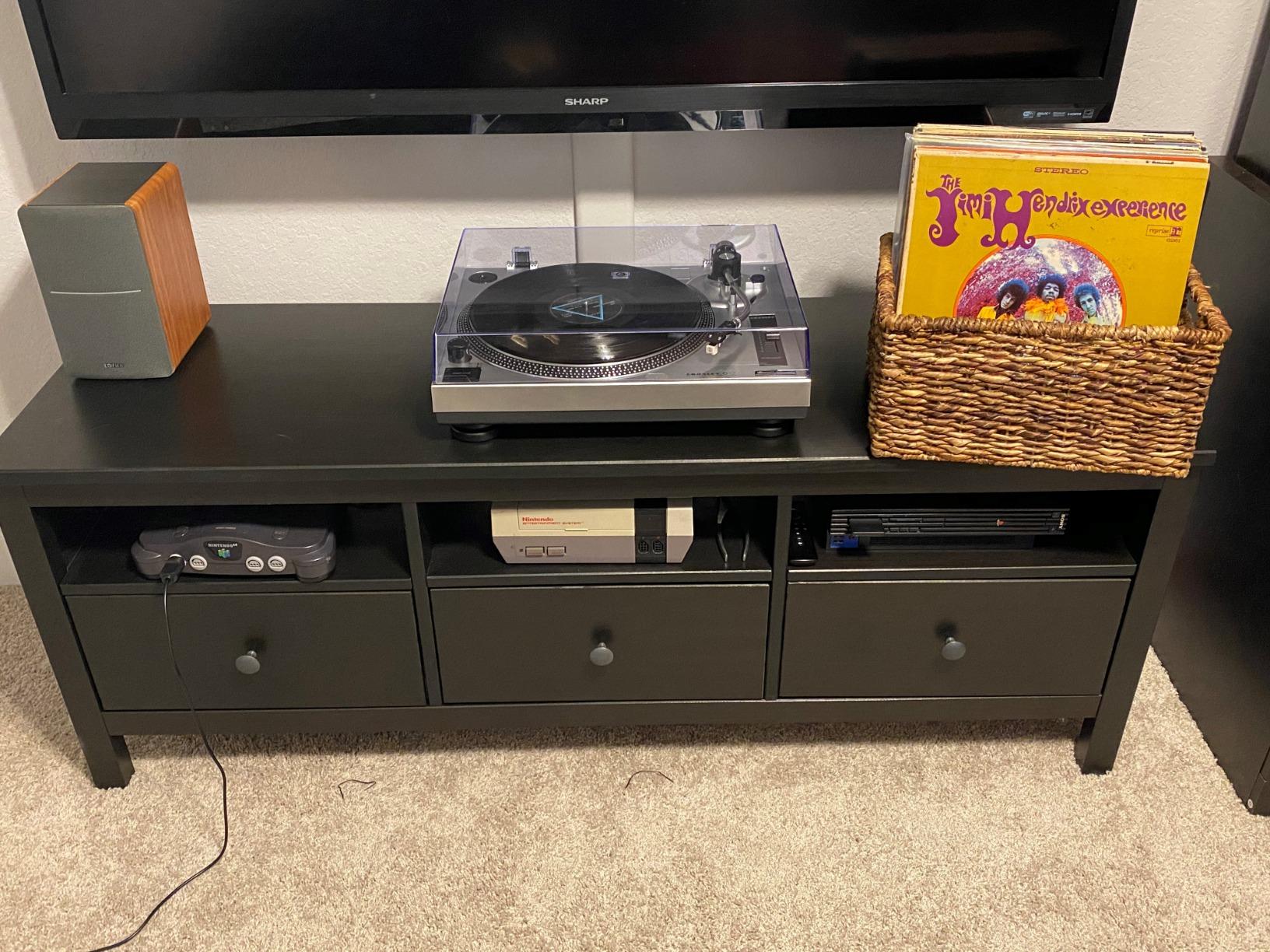 Crosley C100A-SI Record Player, Silver customer photo 1