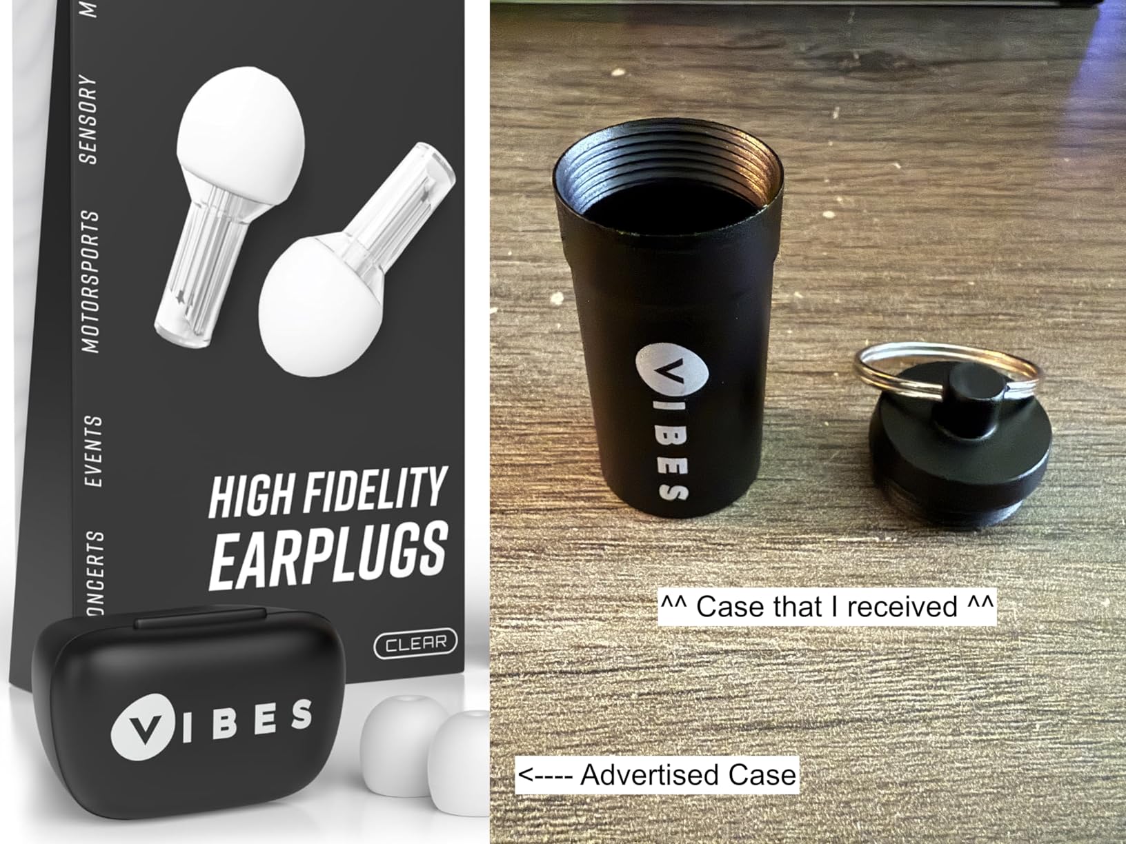 VIBES High Fidelity Concert Ear Plugs – Reusable Noise Reducing Ear Plugs for Concerts, Musicians, Raves, and Live Events – Comfortable Hearing Protection for Loud Environments customer photo 2