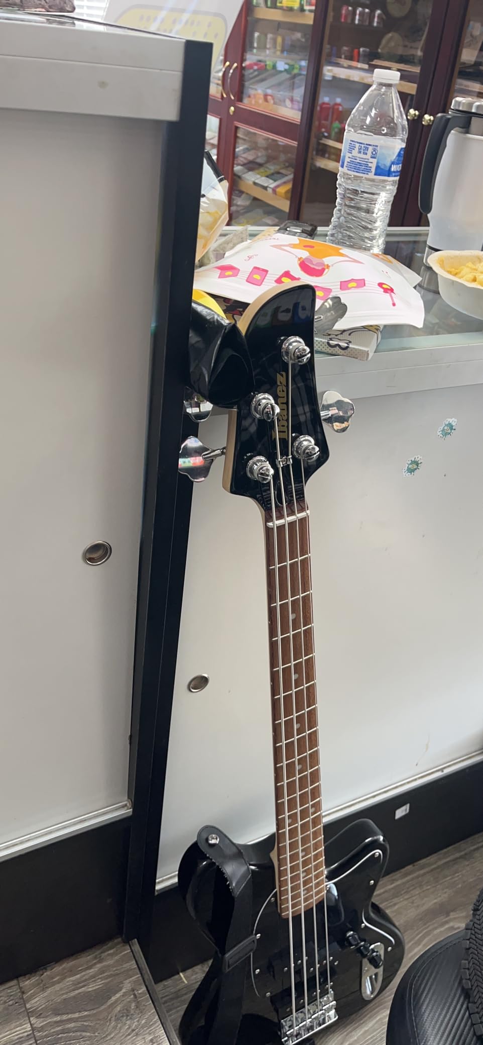 Ibanez Talman TMB30 Bass Guitar - Black | PJ pickup configuration with mahogany body and rosewood fretboard for performance, versatility and practice customer photo 1