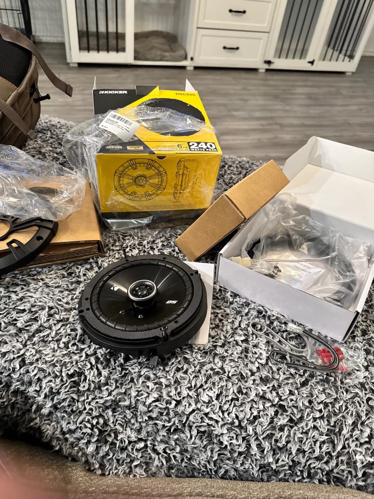 KICKER DSC650 6.5-Inch (160-165mm) Coaxial Speakers, 4-Ohm (Pair) | Crisp full-range sound upgrade, direct factory replacement size, smooth highs and punchy mids, easy panel install customer photo 1