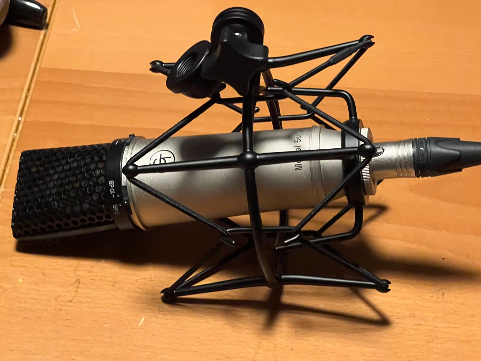 Microphone Shock Mount Mic Holder - Anti Vibration Spider Shockmount Compatible with Many Condenser Mics Like AT2020 MXL 770 MXL 990 Samson G Track Pro Rode Procaster NT1-A Neumann U87 etc. customer photo 2