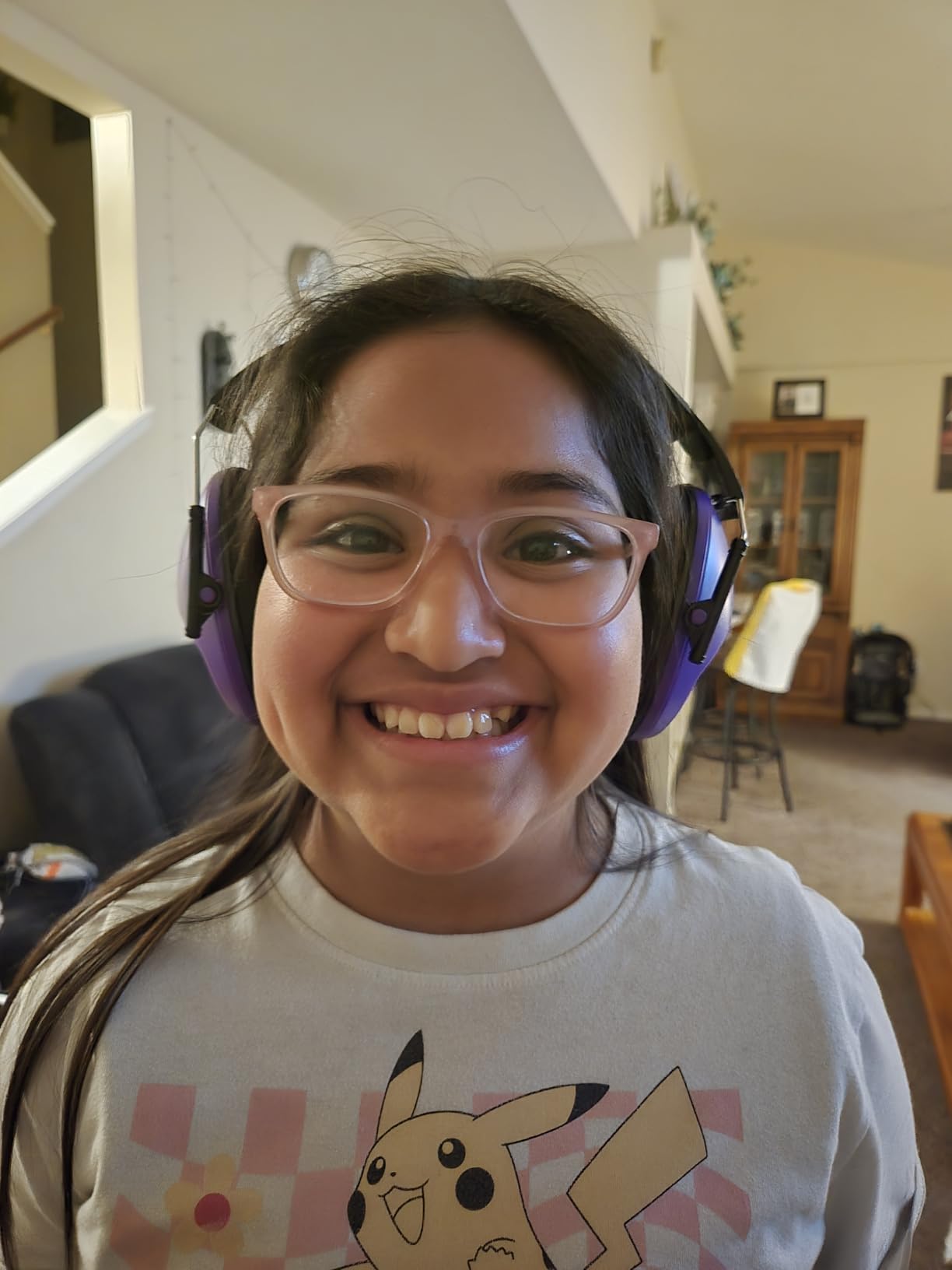 Pro For Sho 34dB NRR Ear Protection, Noise Reduction Ear Muffs - Purple customer photo 1
