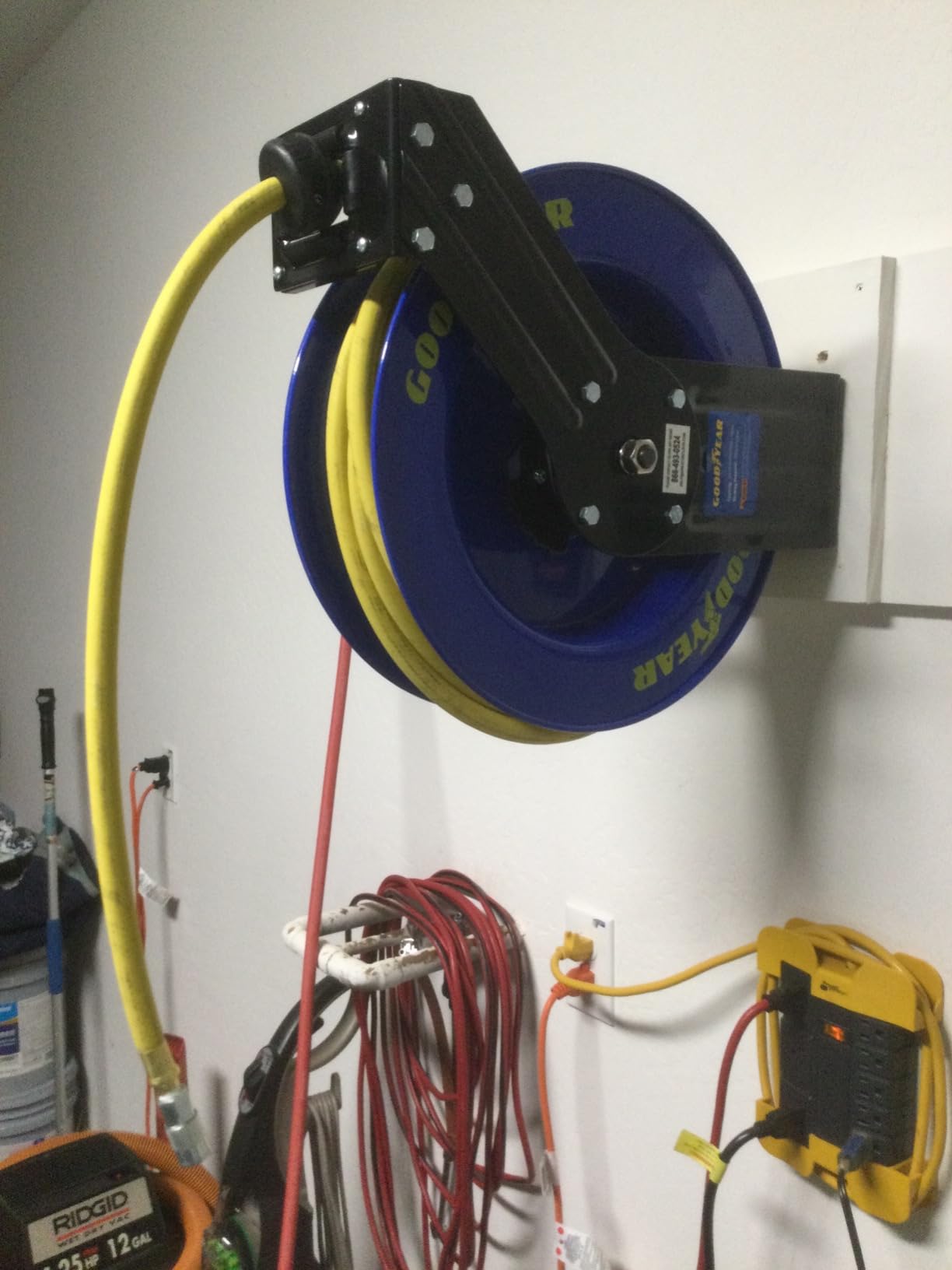 Goodyear Air Hose Reel Retractable 3/8