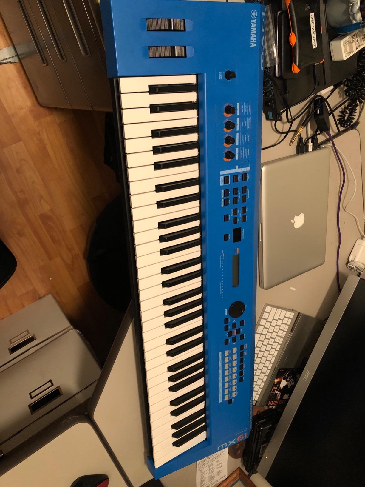Yamaha MX61 Music Production Synthesizer, Blue customer photo 2